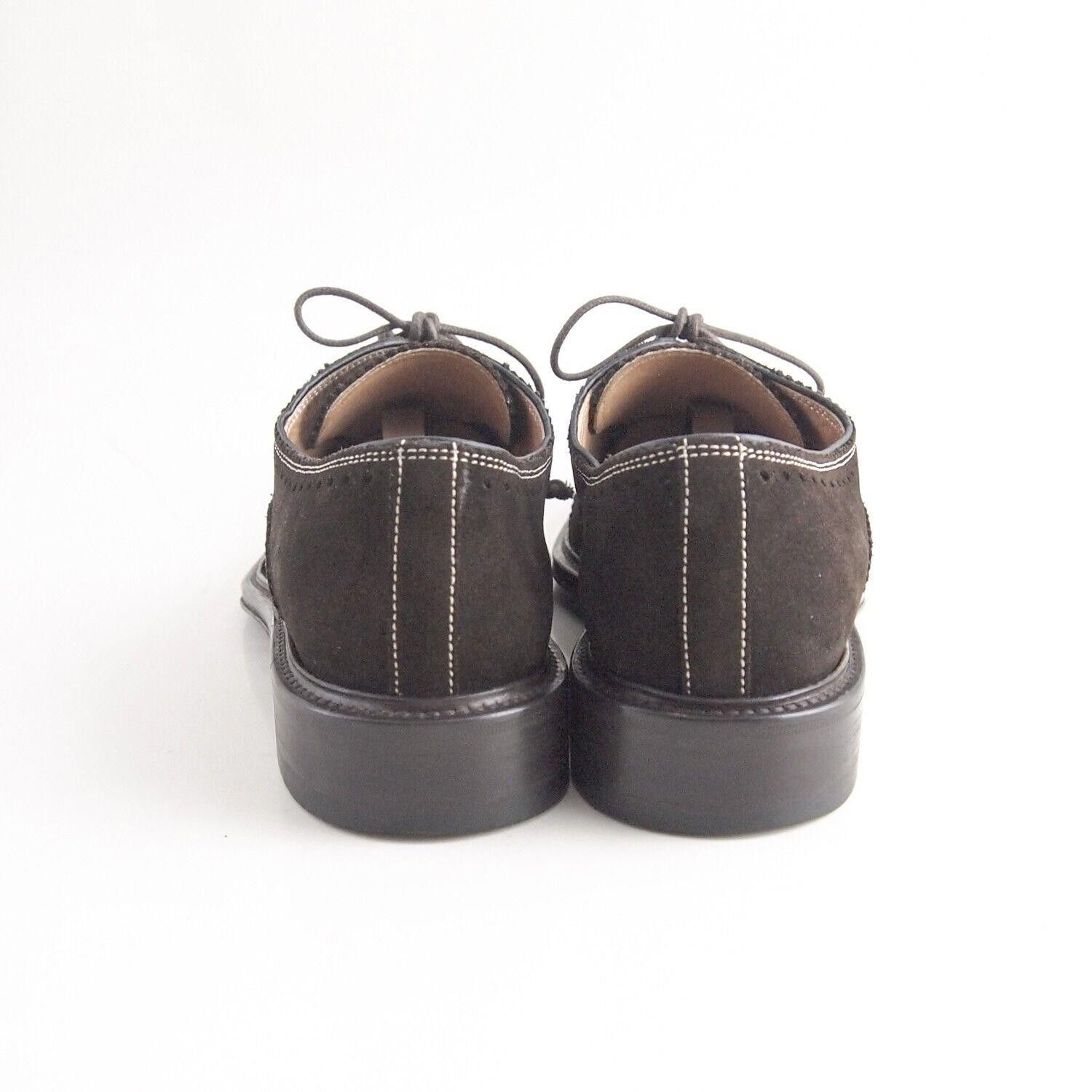 Designer Branchini Oxfords Brown Suede Womens EU 37 US 7 Size US 7 / IT 37 - 6 Thumbnail