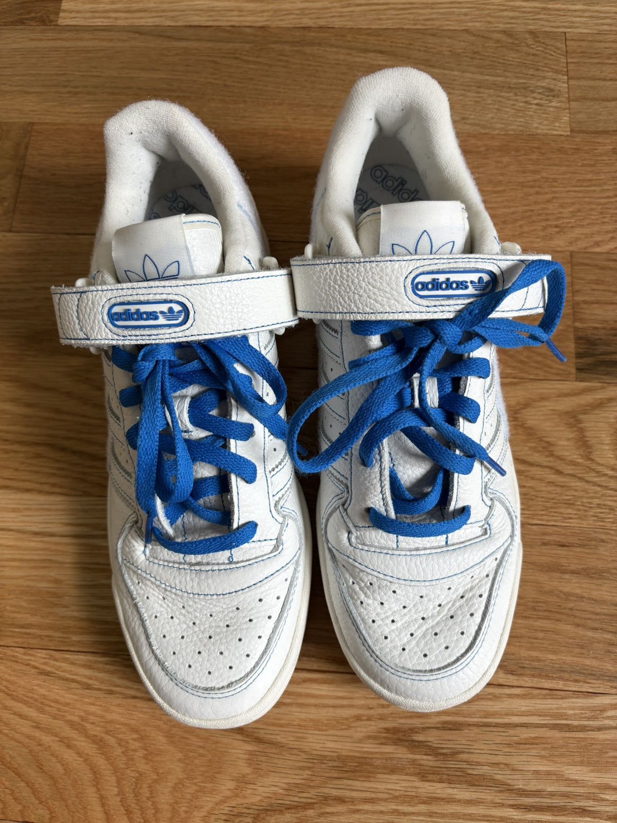 Adidas Size 10 - adidas Forum 84 Low Off White Blue Bird GX1018 Size US 10 / EU 43 - 6 Thumbnail