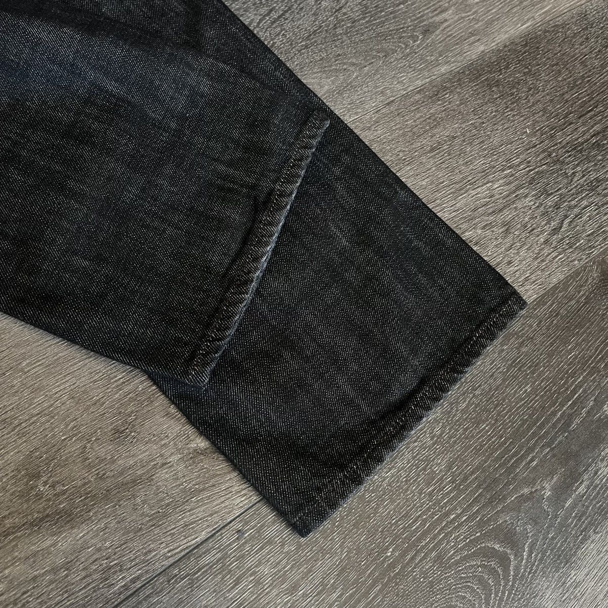 Hugo Boss × Vintage Hugo Boss Delaware Slim Fit Washed Black Denim Jeans 34x32 Size US 34 / EU 50 - 5 Thumbnail