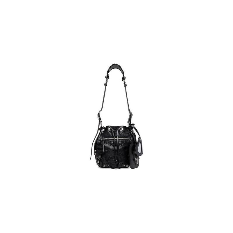 Balenciaga o1tr1nto1125 Size: OS / Le Cagole XS Bucket Bag in Black Size ONE SIZE - 1 Thumbnail