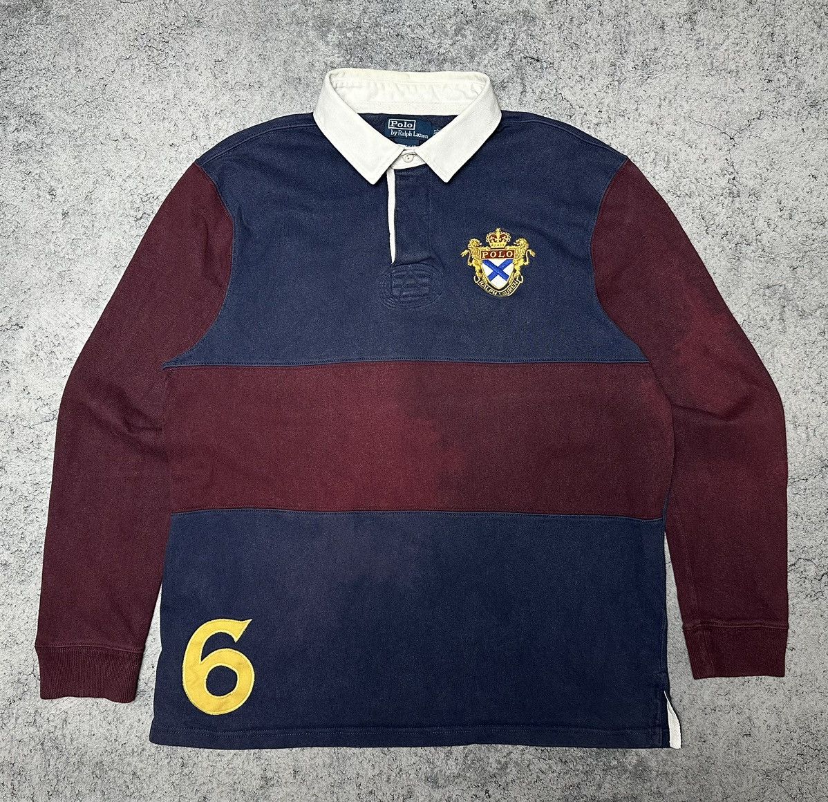 Polo Ralph Lauren Vintage Polo Ralph Lauren 6 Rugby Shirt Size US XXL / EU 58 / 5 - 1 Thumbnail
