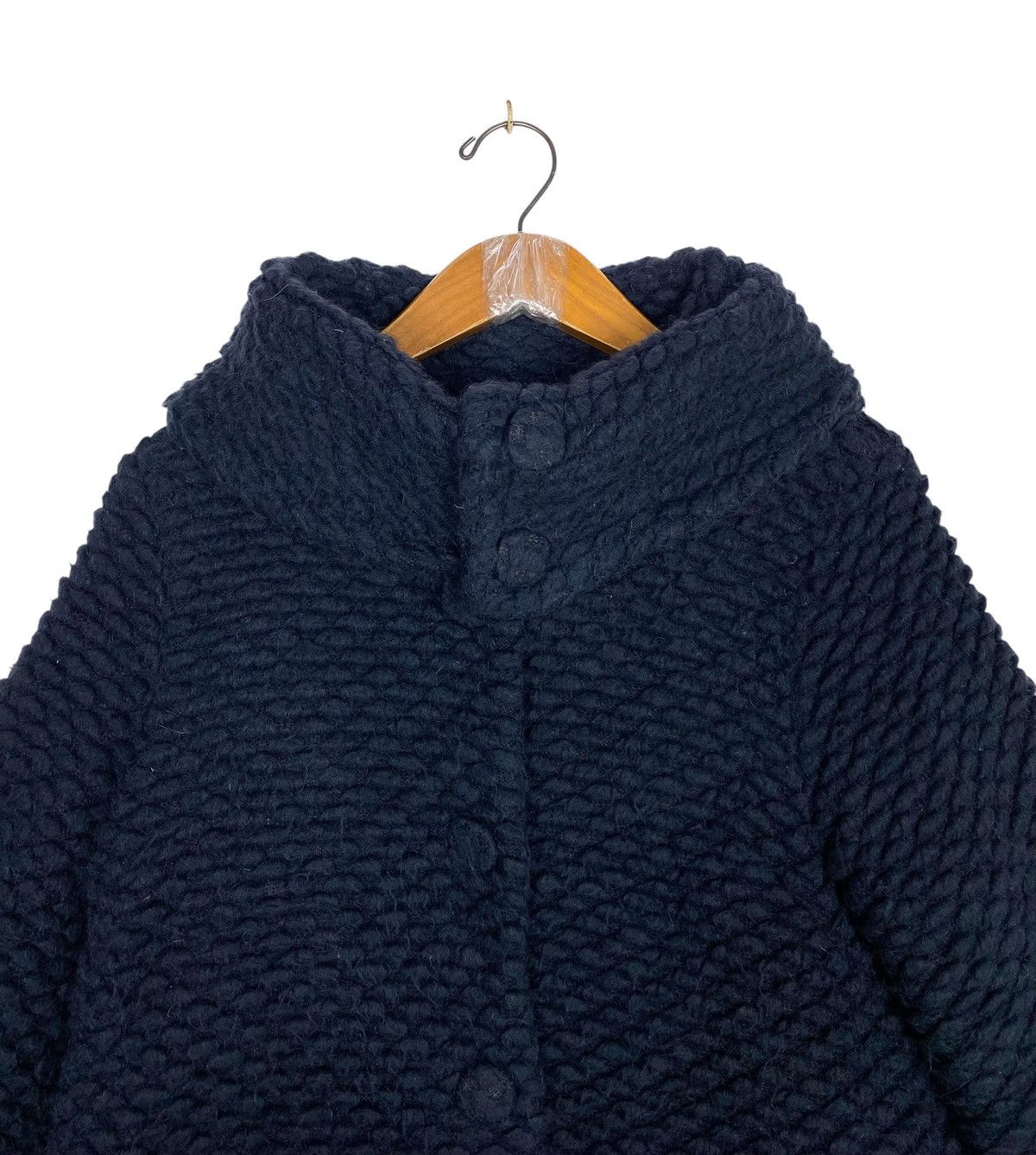 TATRAS TATRAS Glora Wool Knit Down Jacket Navy Blue Made Poland Size M / US 6-8 / IT 42-44 - 4 Thumbnail
