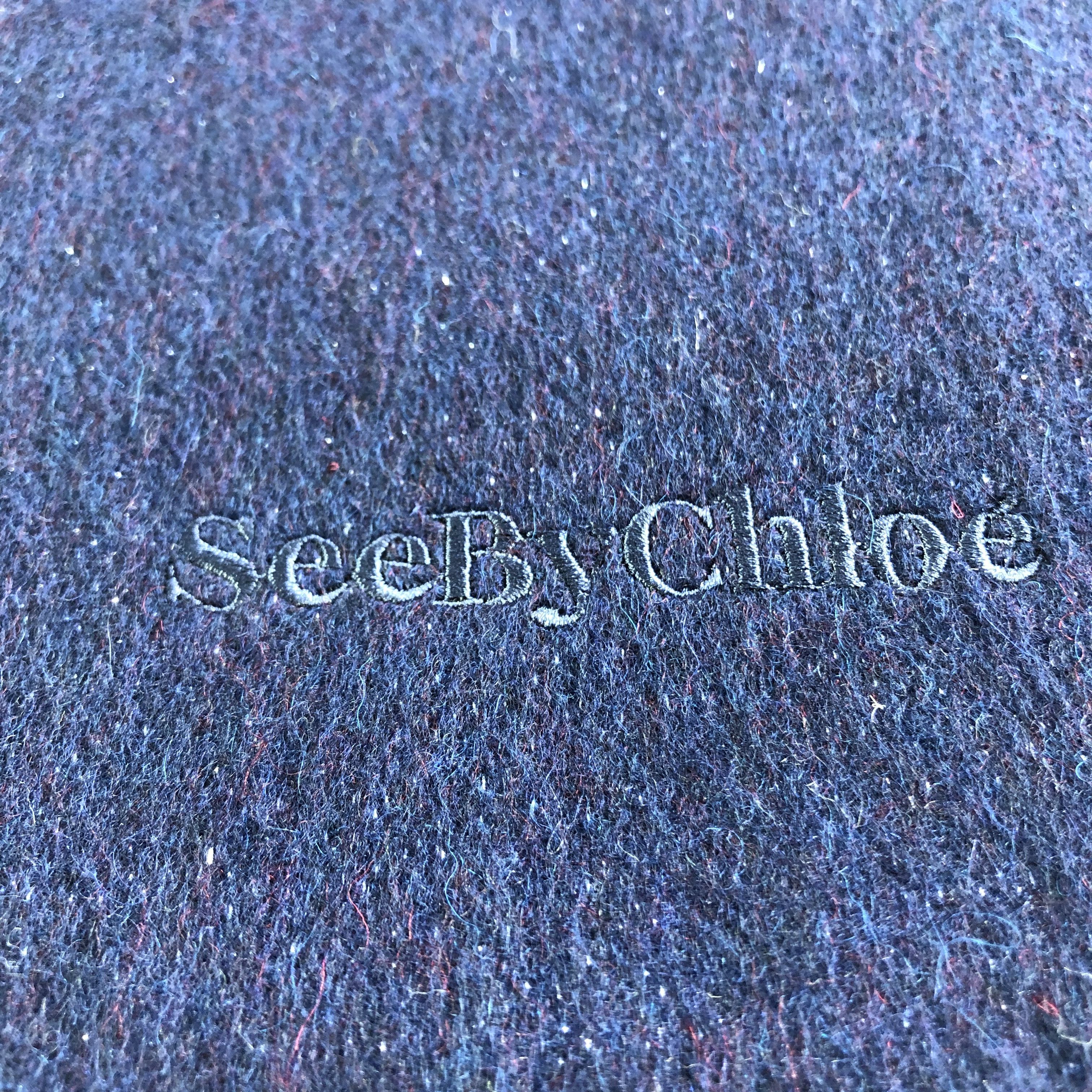 Japanese Brand Chloe Cashmere Scarf Muffler Neckwear V2362 Size ONE SIZE - 4 Thumbnail