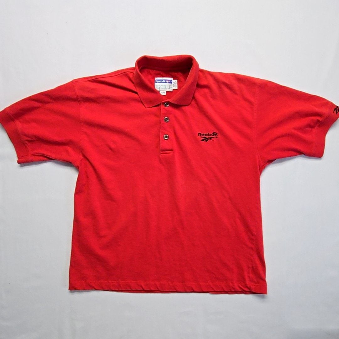 Reebok Vintage Reebok Golf Polo Red Embroidered Mens Medium Shirt Size US M / EU 48-50 / 2 - 1 Thumbnail