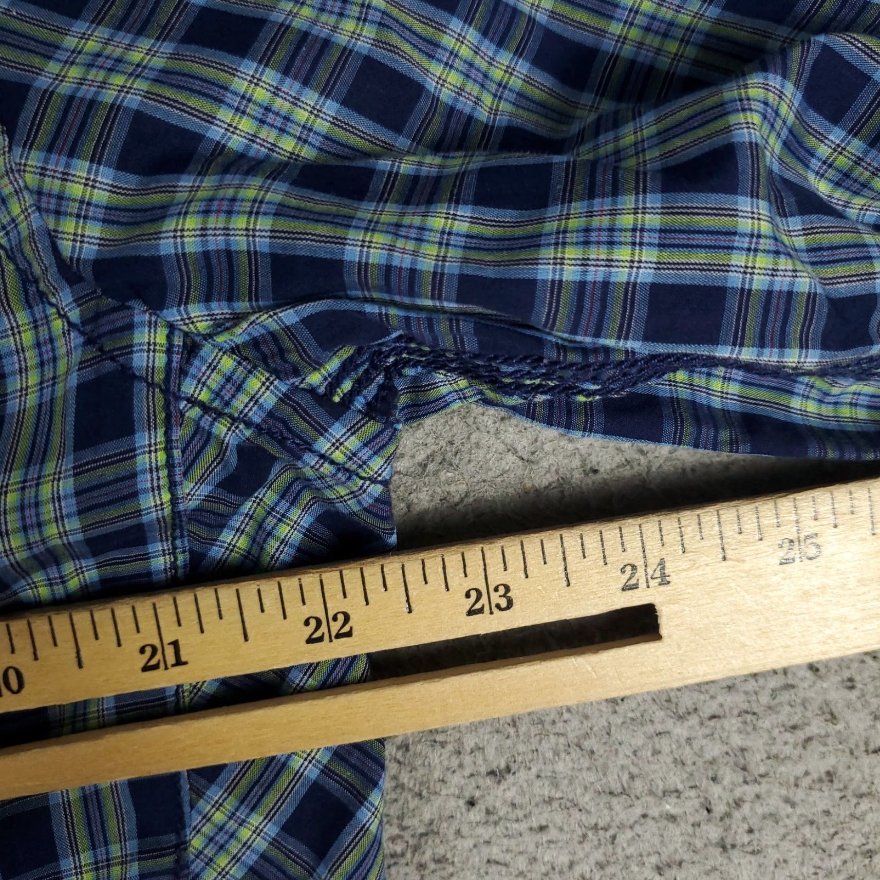Robert Graham Robert Graham Shirt Mens Medium Blue Plaid Tailored Fit Button Up Long Sleeve Size US M / EU 48-50 / 2 - 5 Thumbnail