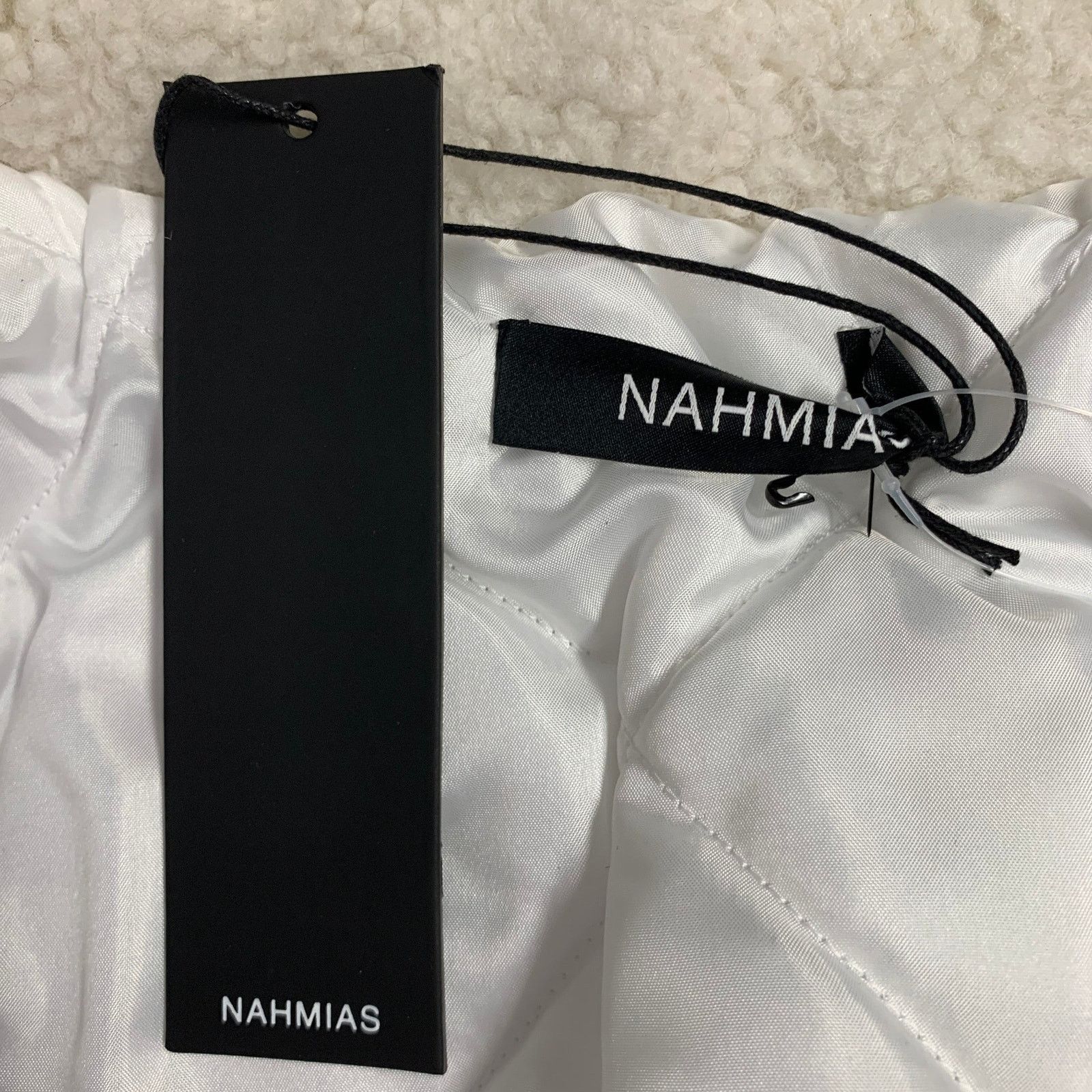 Nahmias NAHMIAS Size S White Lamb Leather Carpenter Jacket Size US S / EU 44-46 / 1 - 7 Thumbnail