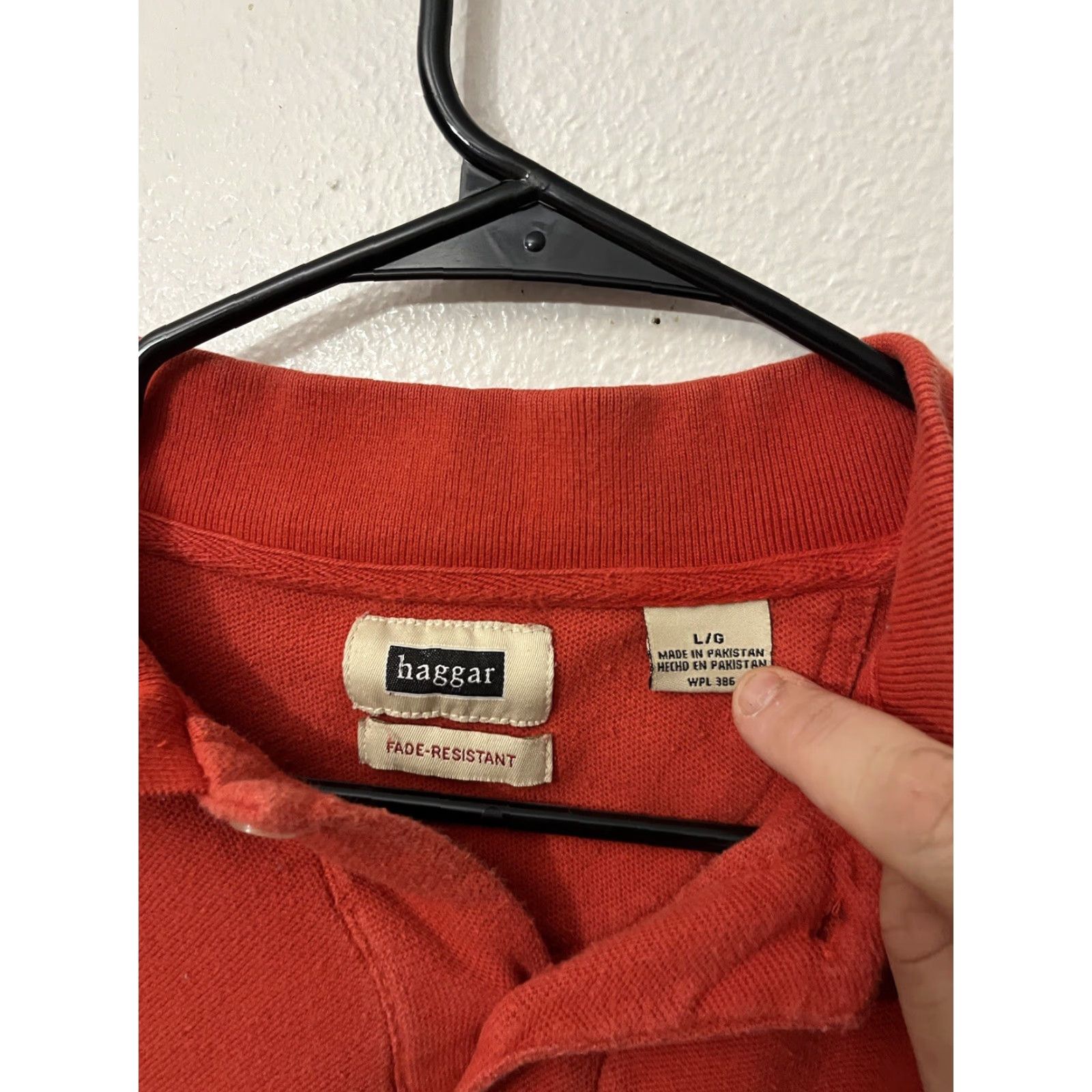 Haggar Haggar Polo Shirt Orange Size Large Stiped Short Sleeve Size US L / EU 52-54 / 3 - 3 Thumbnail