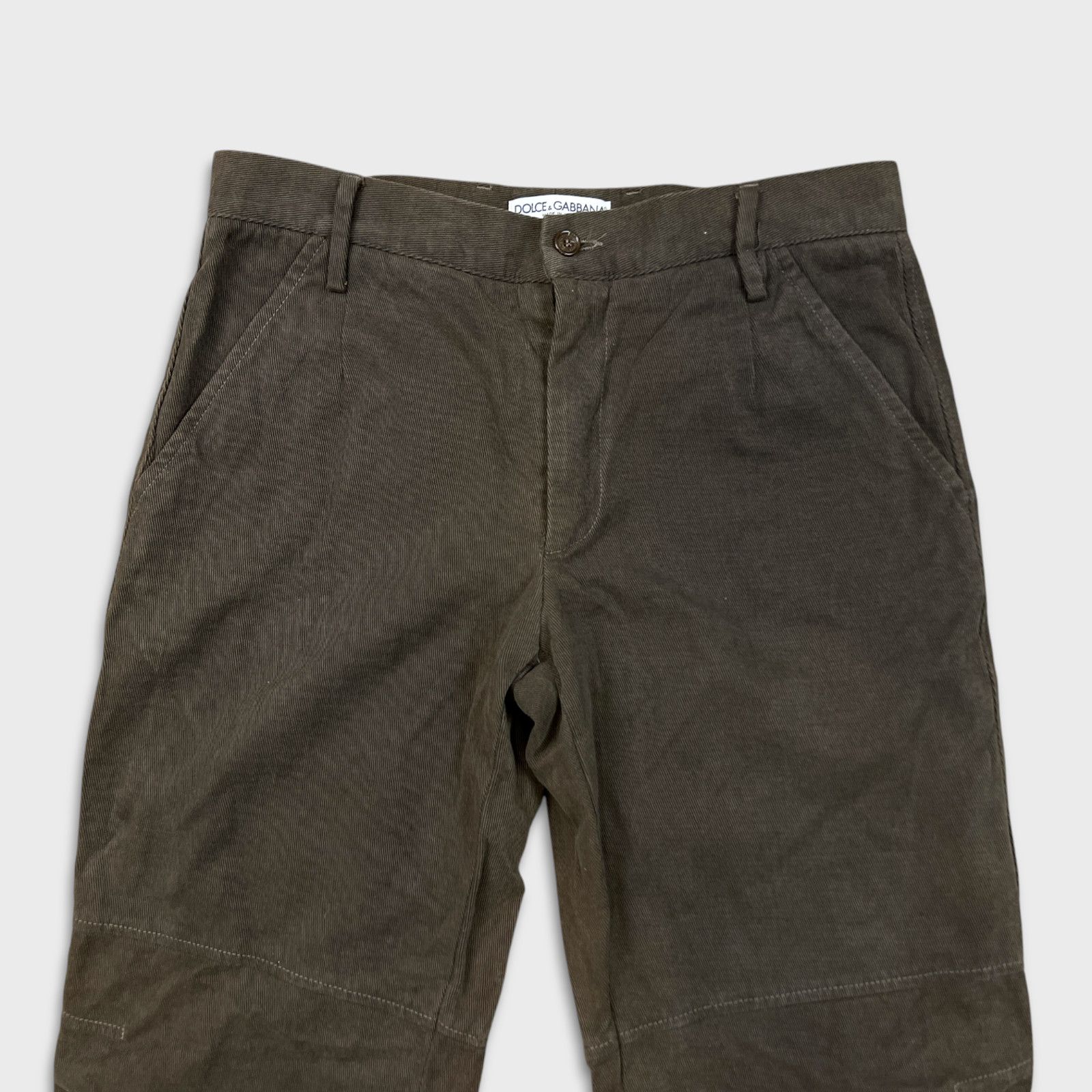Dolce & Gabbana Dolce & Gabbana Pants 32x31 Casual Corduroy Relaxed Trousers Size US 32 / EU 48 - 2 Thumbnail