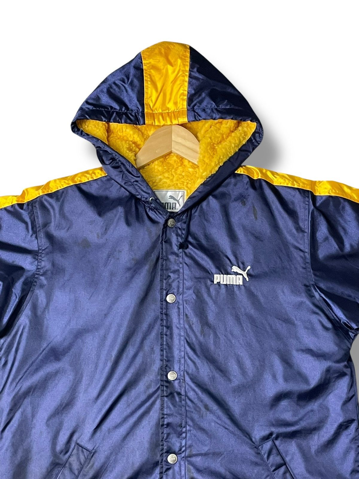 Puma × Vintage Puma x Vintage Hooded Button Jacket (42) Size US S / EU 44-46 / 1 - 4 Thumbnail