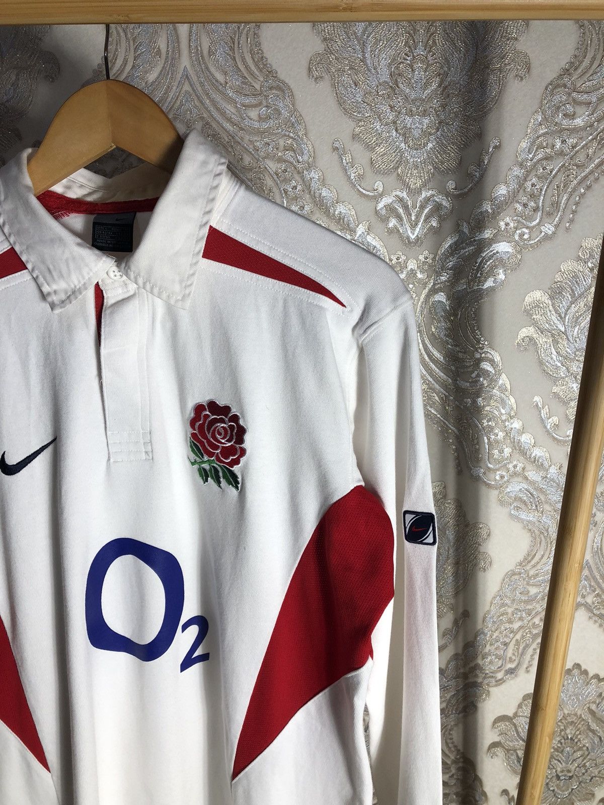 Nike × Vintage VERY RARE NIKE RETRO ENGLAND RUGBY JERSEY BLOKECORE Y2K 90s Size US L / EU 52-54 / 3 - 2 Thumbnail