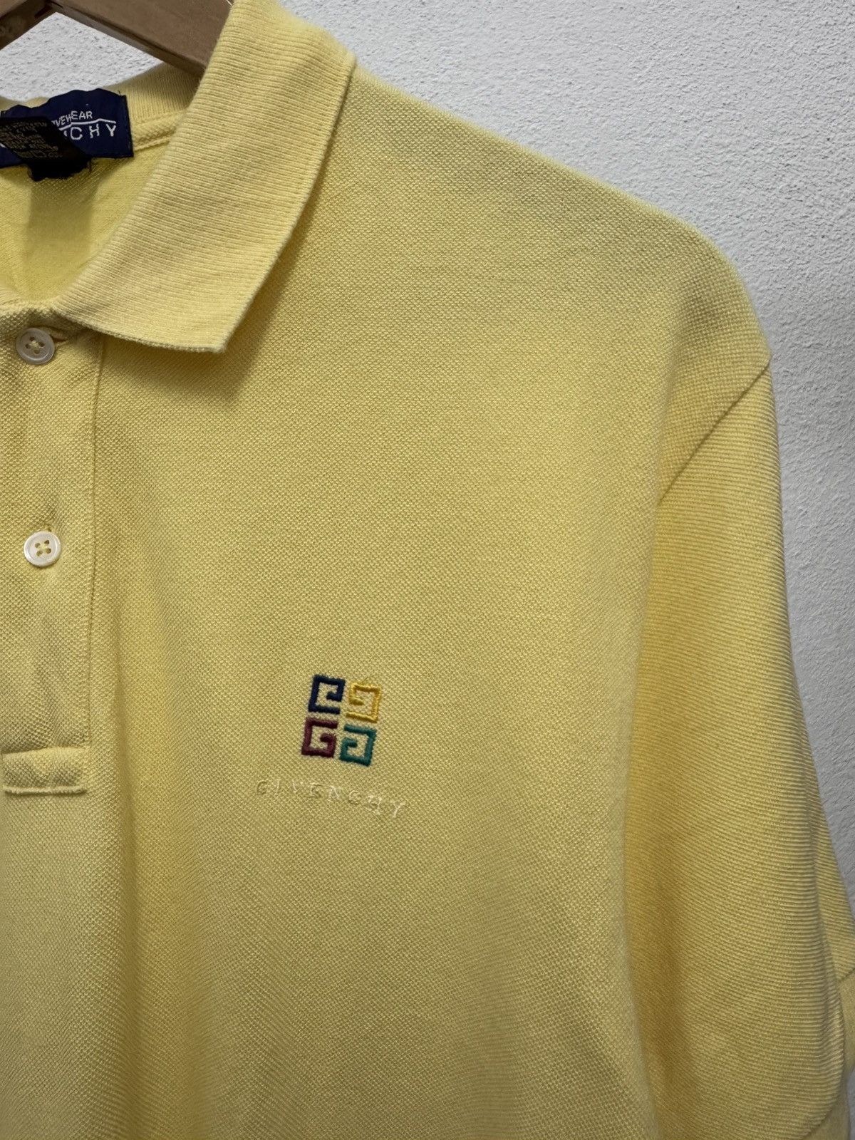 Givenchy Vintage Givenchy Embroidery Logo Polo Shirt Size US L / EU 52-54 / 3 - 2 Thumbnail