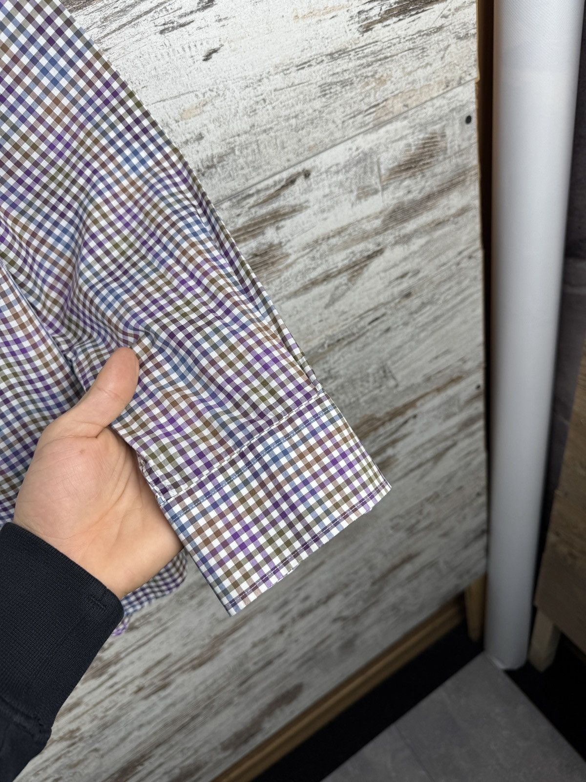 Etro Mens Vintage Etro Milano 42 shirts button up size L checked Size US L / EU 52-54 / 3 - 6 Thumbnail