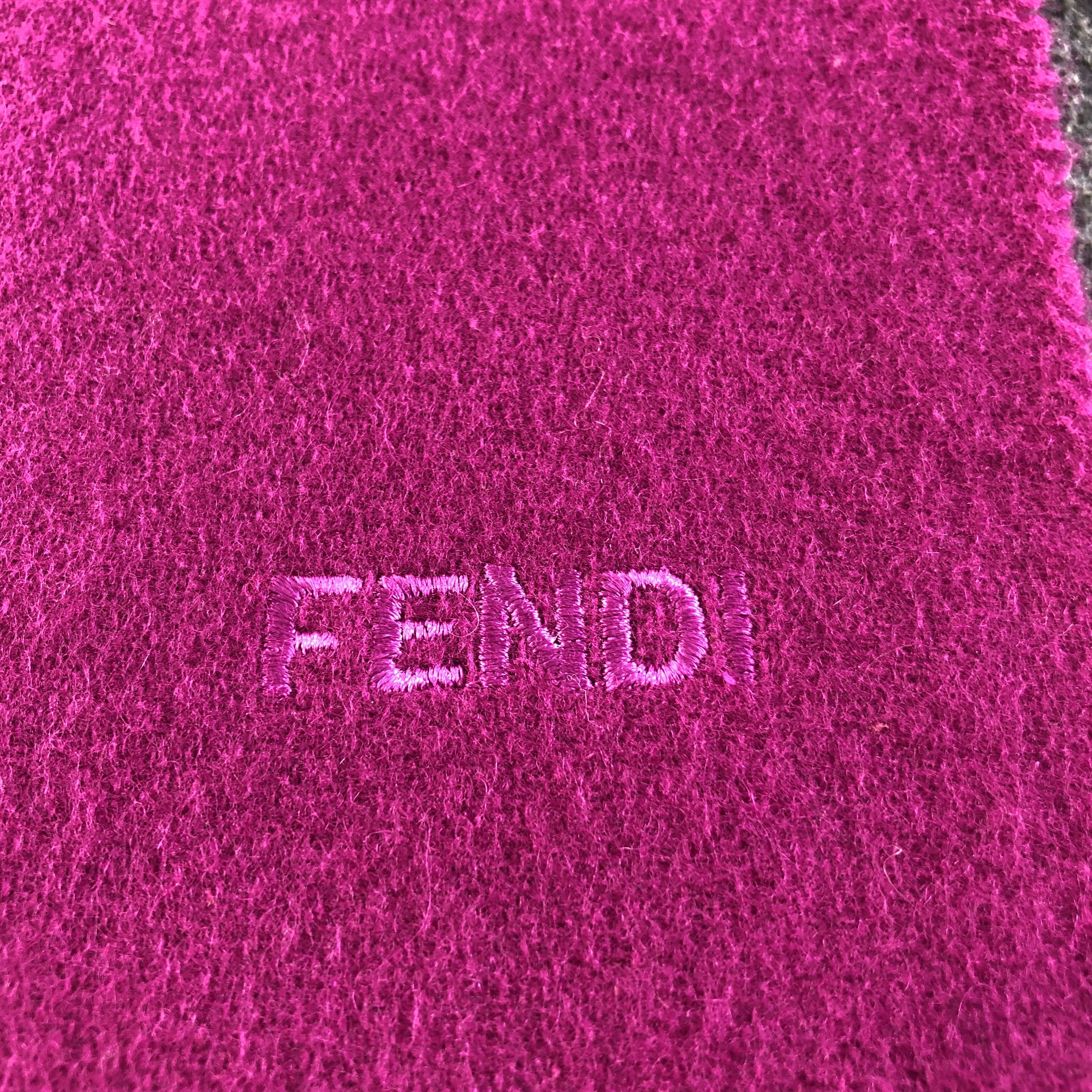 Vintage Fendi Plain Wool Scarf Muffler V2715 Size ONE SIZE - 5 Thumbnail
