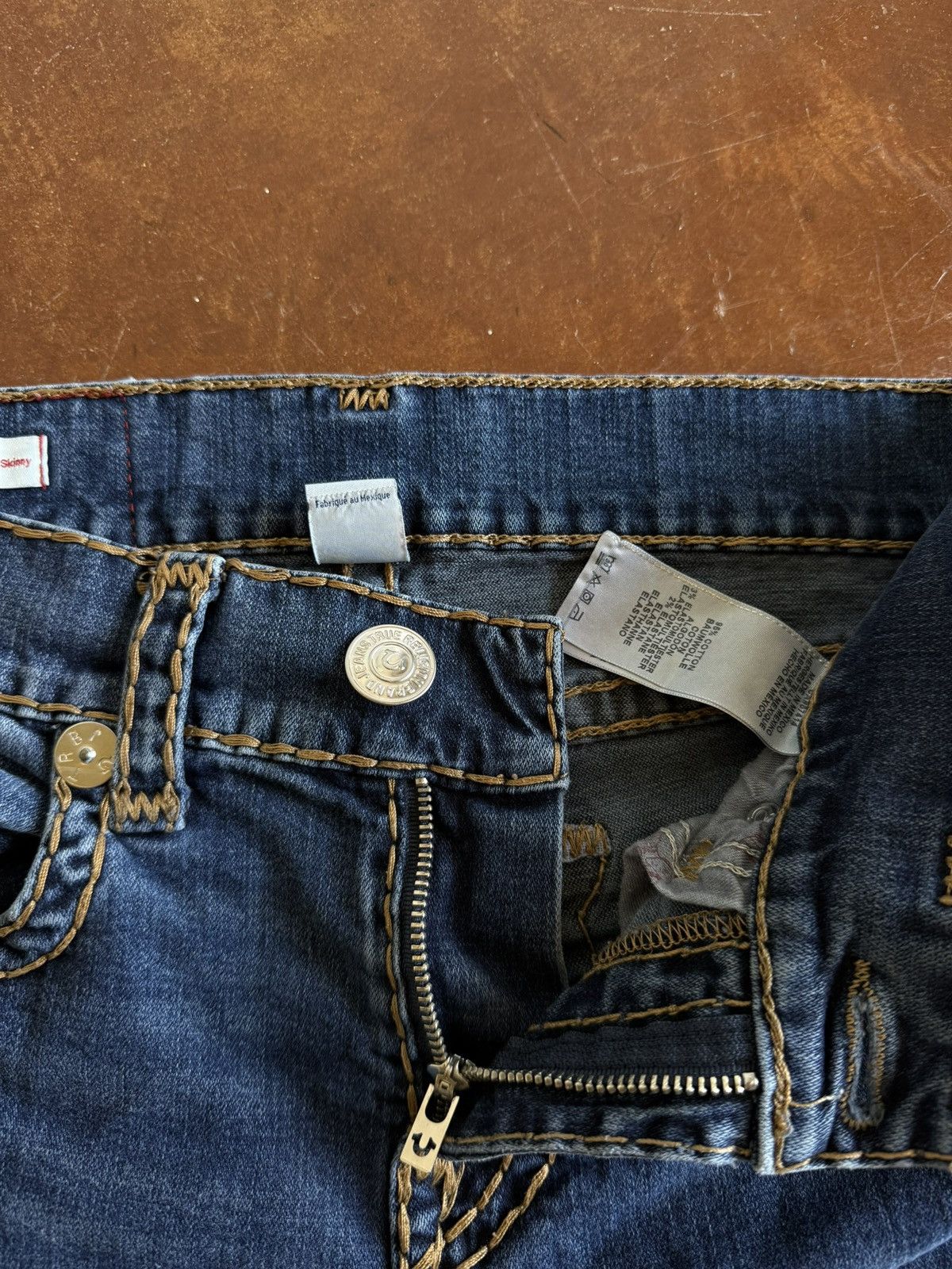 True Religion True Religion ROCCO Relaxed Skinny Jeans Size 29 Size 29" - 8 Thumbnail