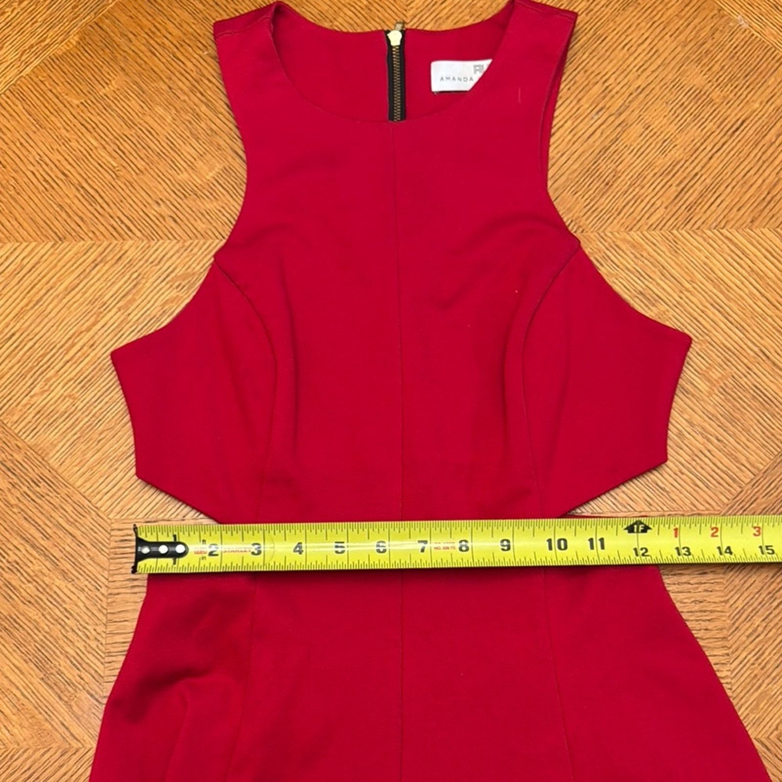 Amanda Uprichard Amanda Uprichard Juliet Red Cut Out Sleeveless Dress Medium Size M / US 6-8 / IT 42-44 - 7 Thumbnail