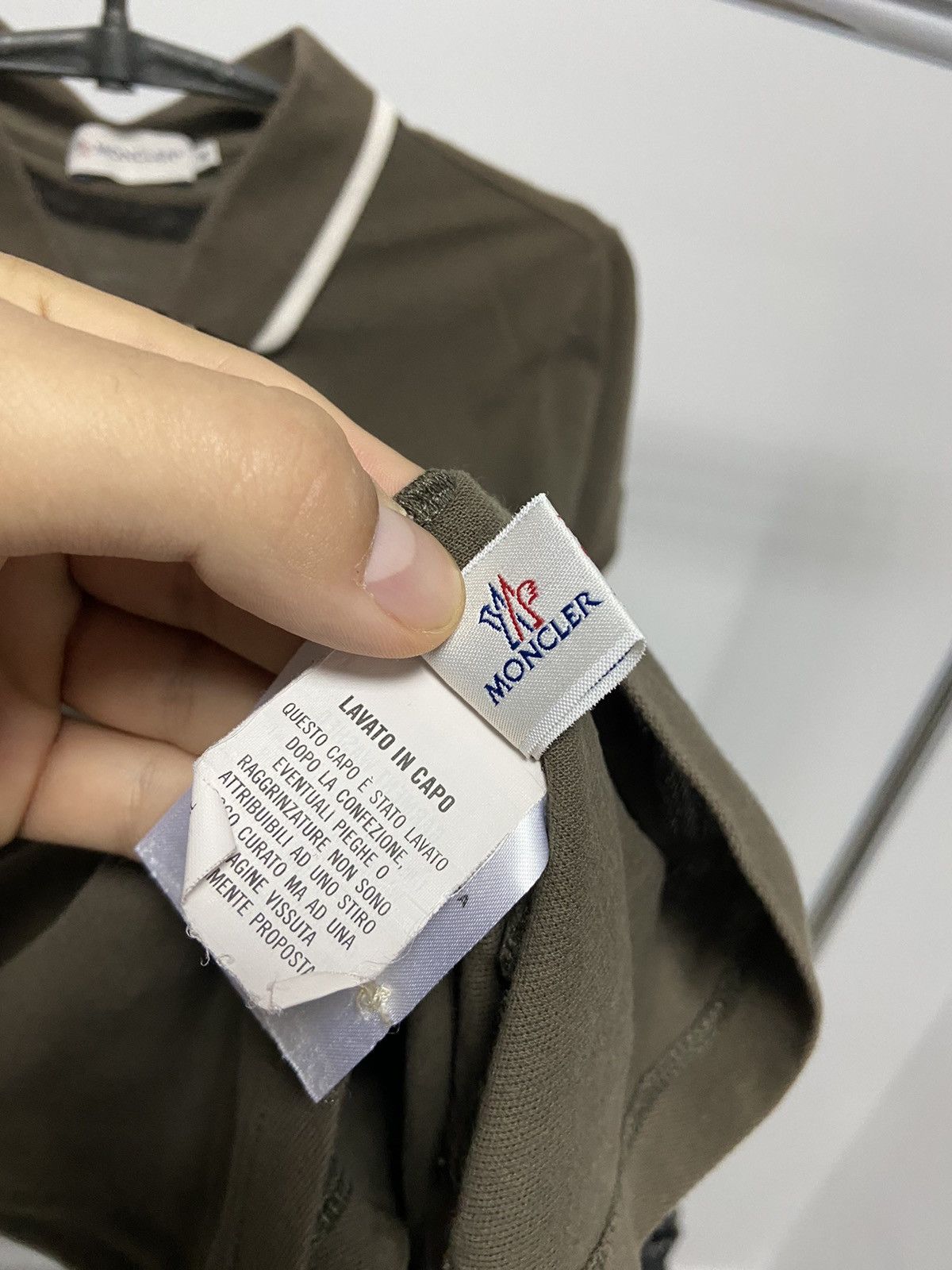 Moncler × Vintage Moncler Vintage T Shirt Polo Small Logo Luxury Size US M / EU 48-50 / 2 - 7 Thumbnail