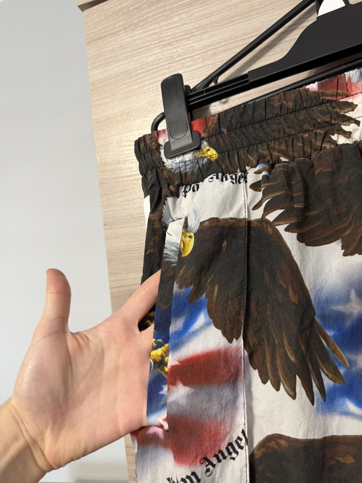 Palm Angels Palm Angels Track Pants Eagles America USA Design Trousers Size US 36 / EU 52 - 7 Thumbnail
