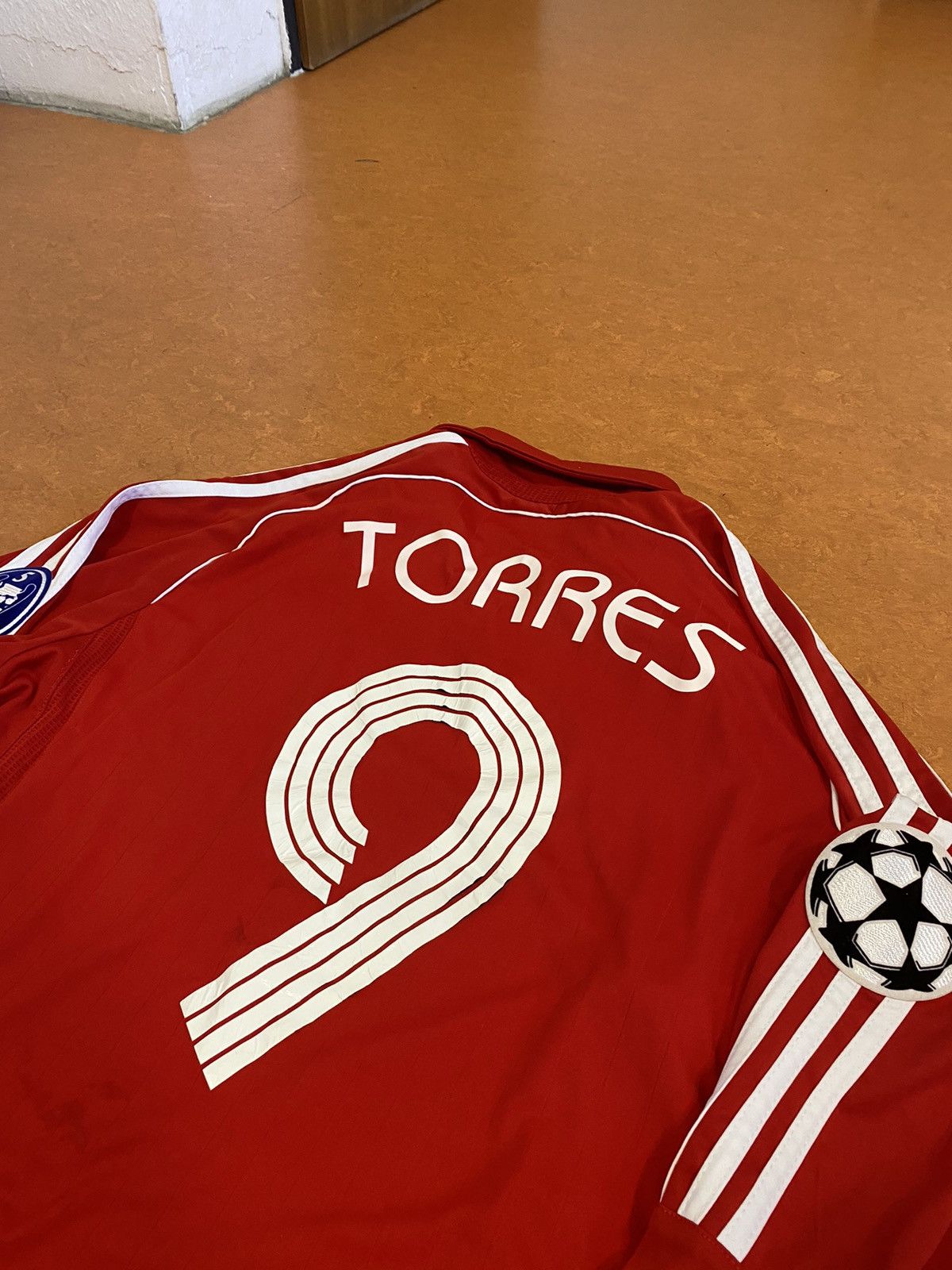 Torres Liverpool 2008 2009 PLAYER ISSUE Away Soccer Jersey M