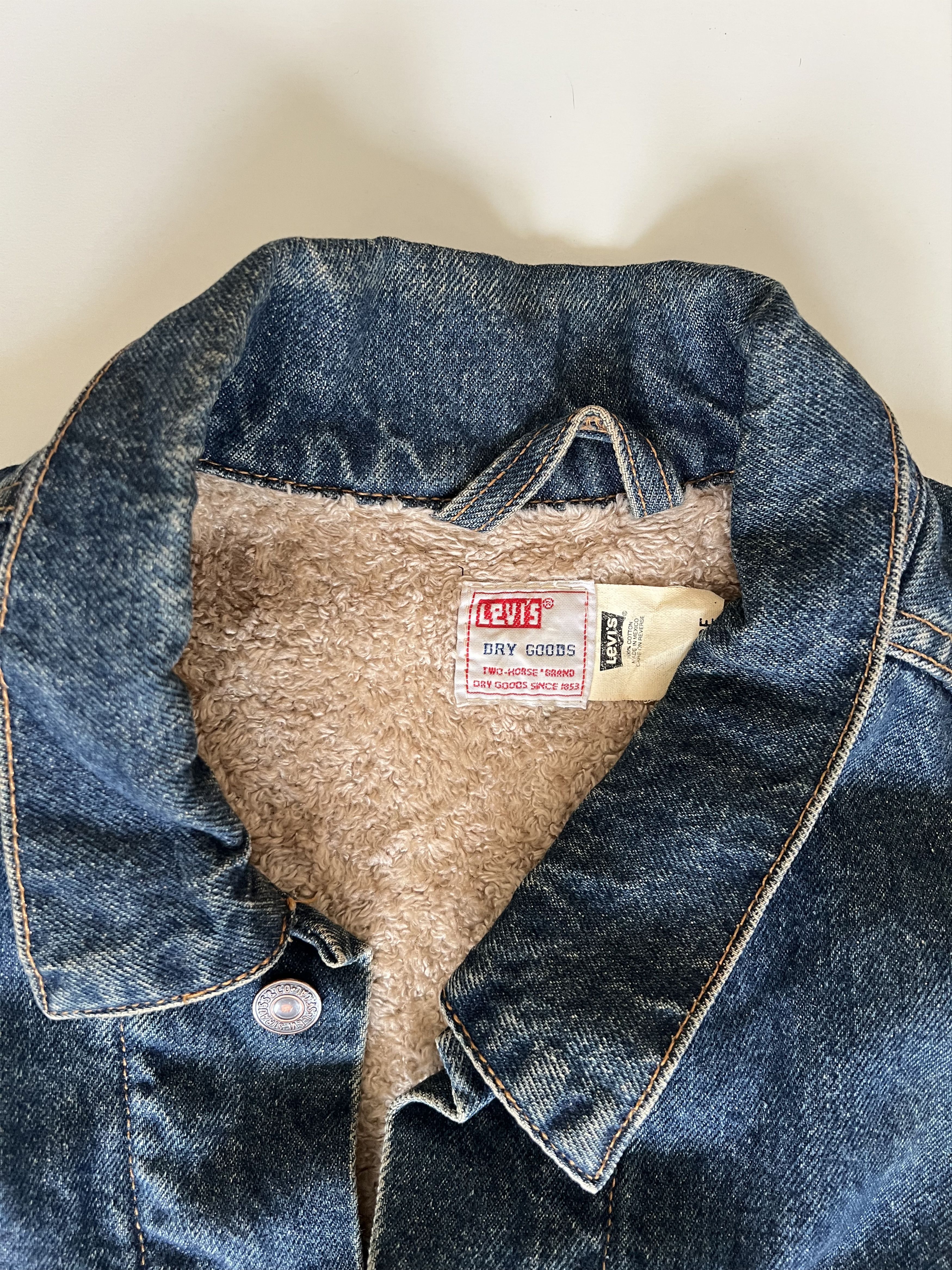 Levi's Vintage Clothing Levi’s Sherpa Denim Jacket – Blue – 90s Workwear Classic Size US M / EU 48-50 / 2 - 3 Thumbnail