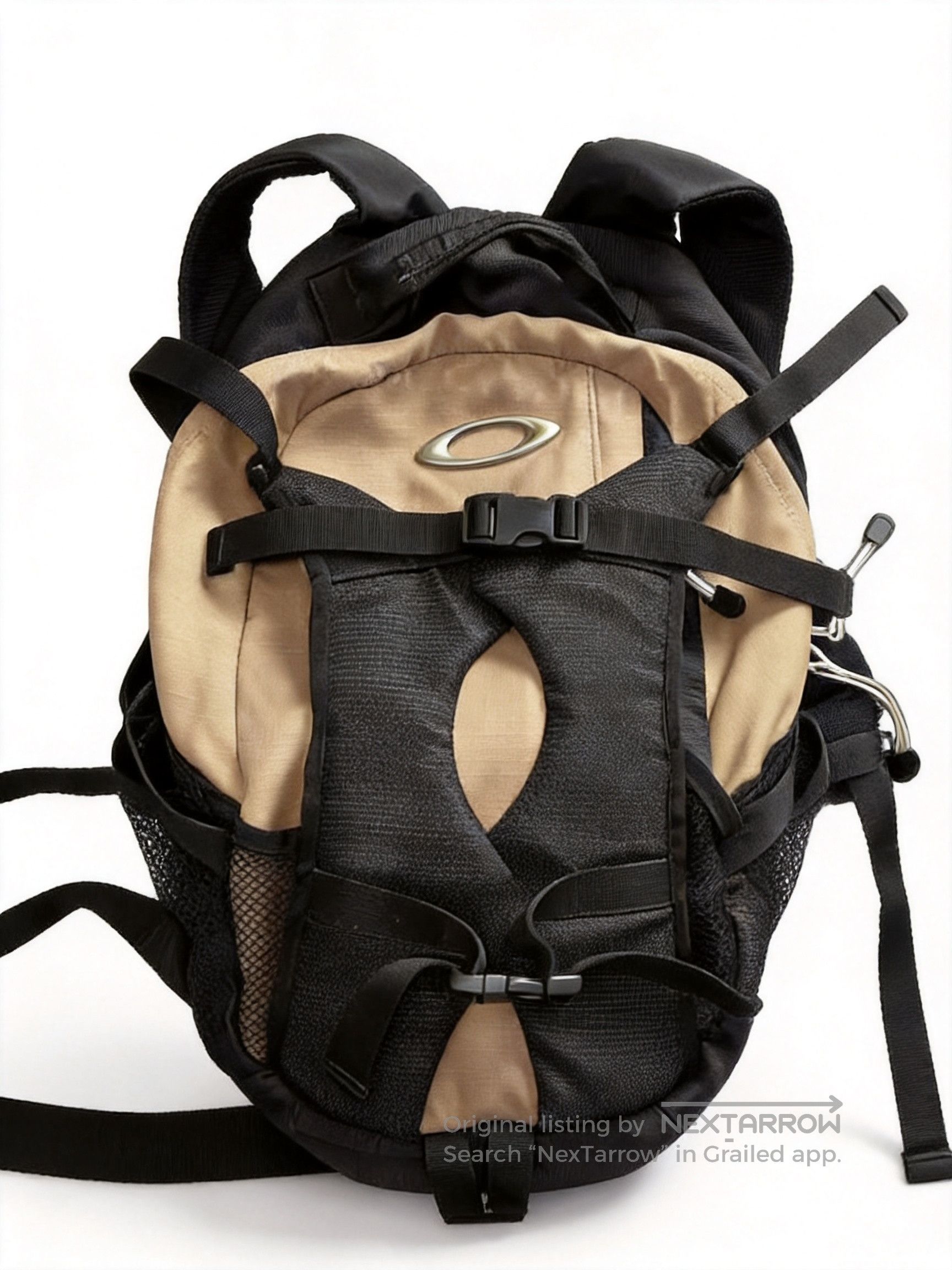 Oakley × Vintage Oakley Mini Icon Backpack 1.0 Black - Y2K Bag