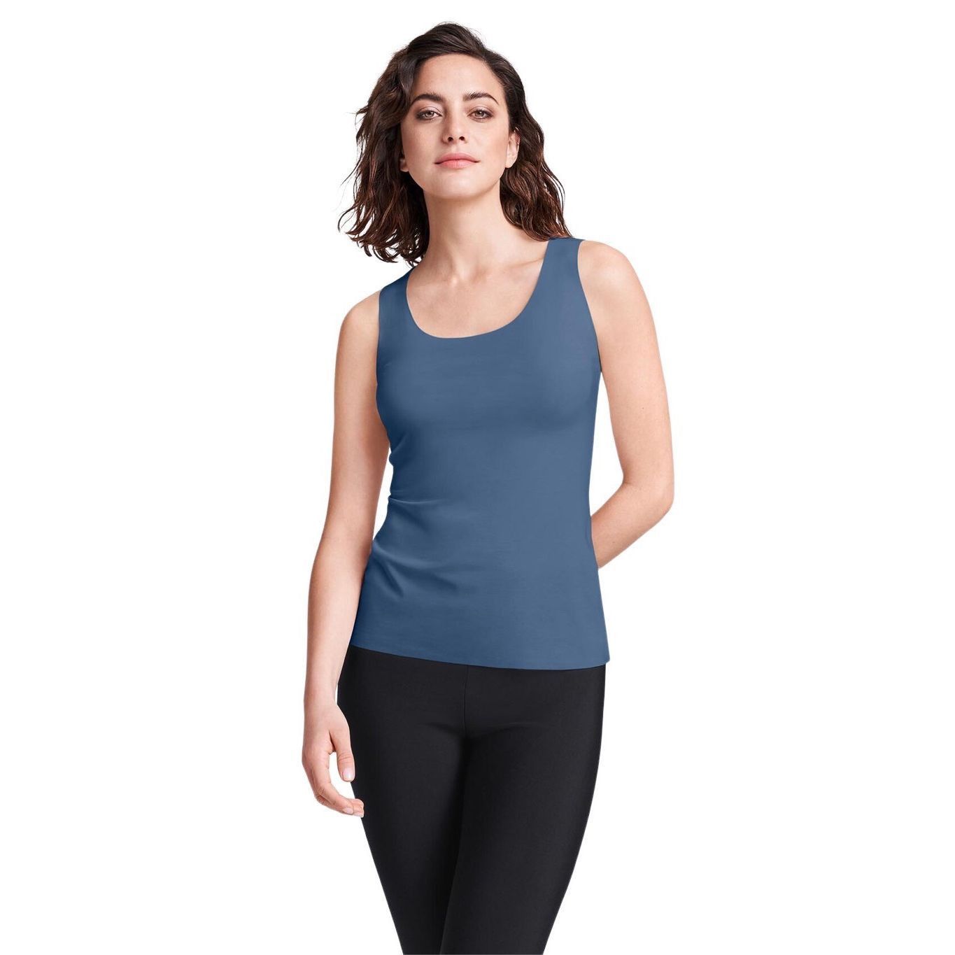 Wolford Wolford Aurora Pure Tank Top 52730 Hunter NWT Size L / US 10 / IT 46 - 2 Thumbnail