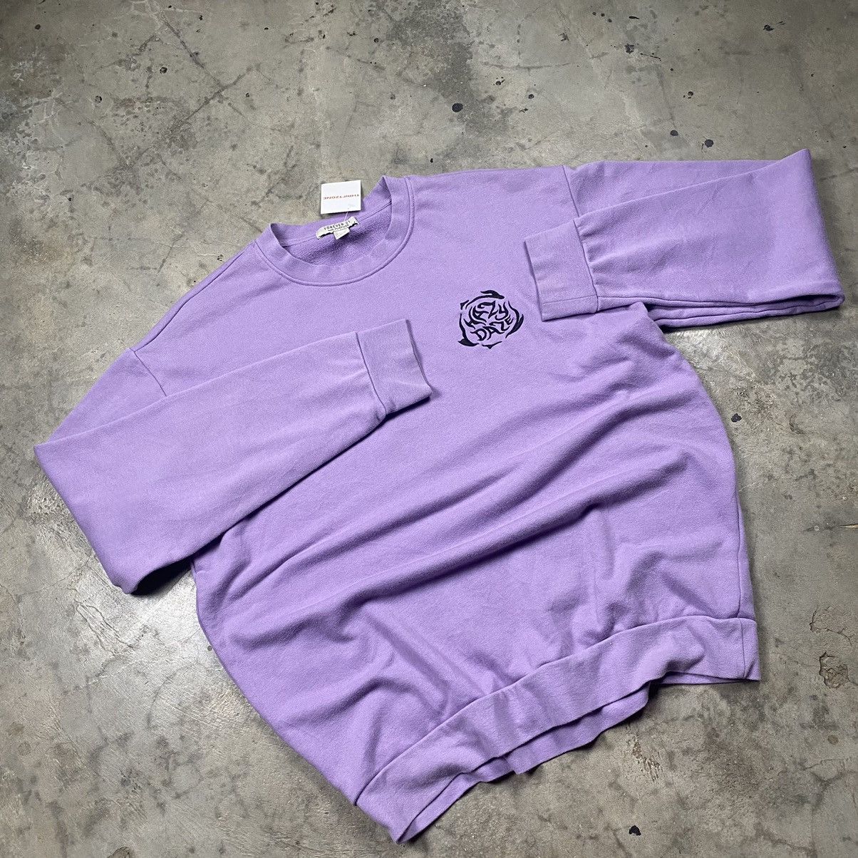 Other Hazy Daze Streetwear Arts Lilac Crewneck Size US XL / EU 56 / 4 - 3 Thumbnail
