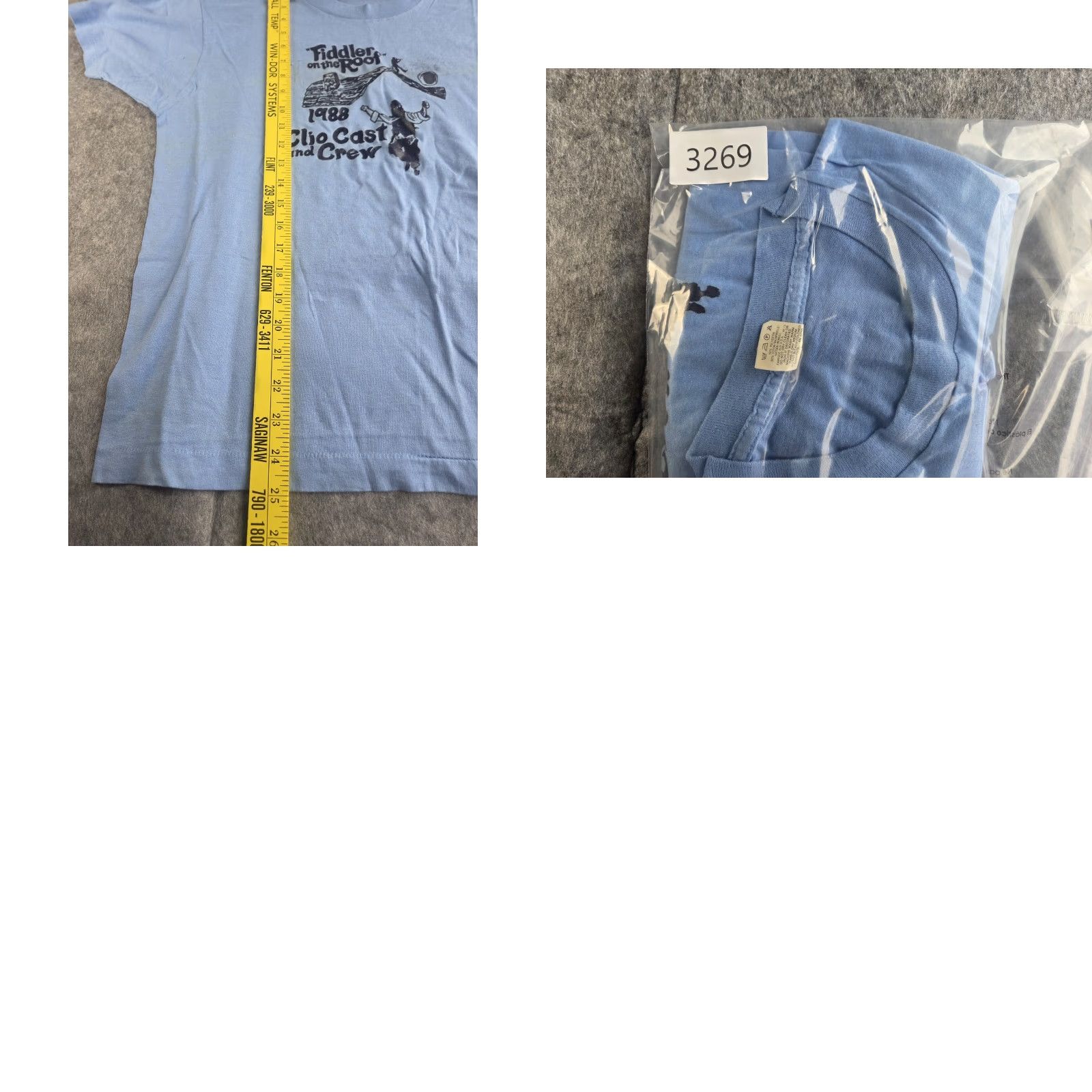 Vintage VINTAGE Fiddler On The Roof T Shirt Large Blue USA Local Theater Shirt Unisex Adults Men Women 1988 Distressed/Screen Stars Size US L / EU 52-54 / 3 - 8 Thumbnail