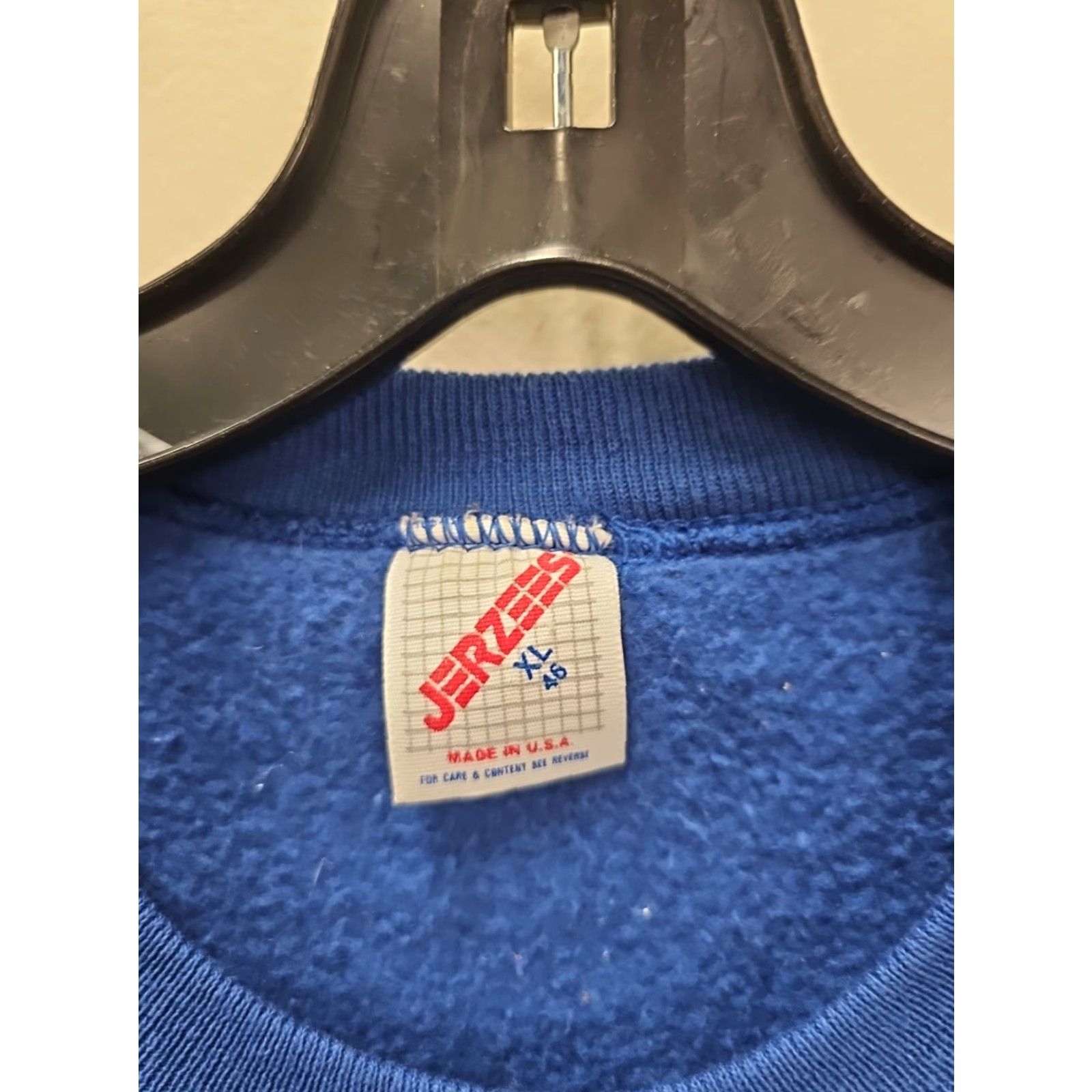 Jerzees VINTAGE NOW Campaign Blue Sweater T-Shirt XL Nike? Size XL / US 12-14 / IT 48-50 - 2 Thumbnail