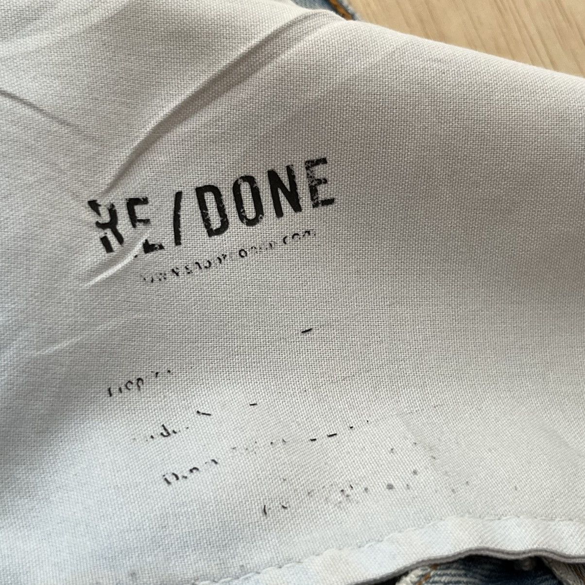 RE/DONE RE / DONE x LEVIS RECONSTRUCTED DENIM WASHED DISTRESSED Size 28" / US 6 / IT 42 - 9 Thumbnail