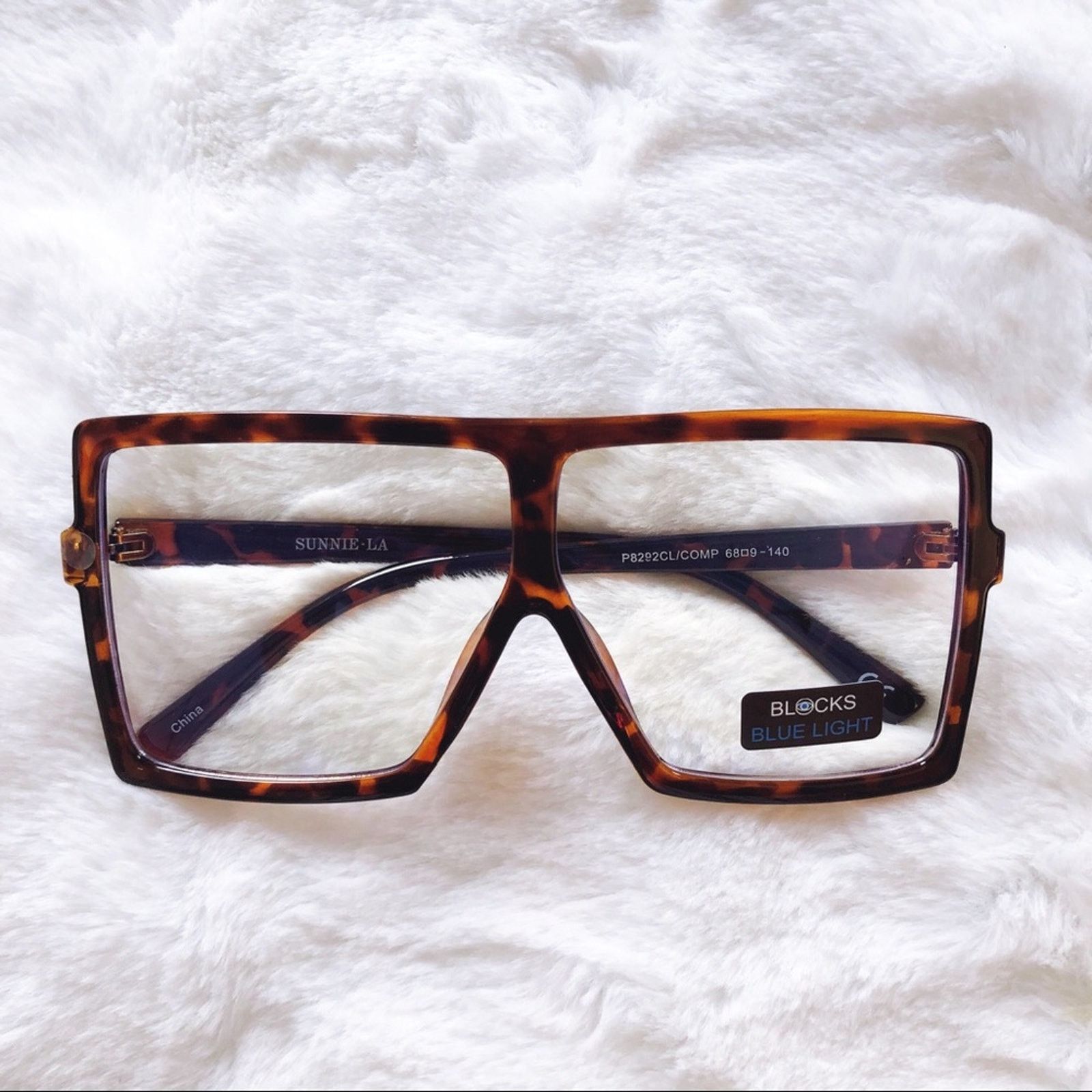 Other Lana Brown Rectangle Computer Light Glasses Size ONE SIZE - 1 Thumbnail