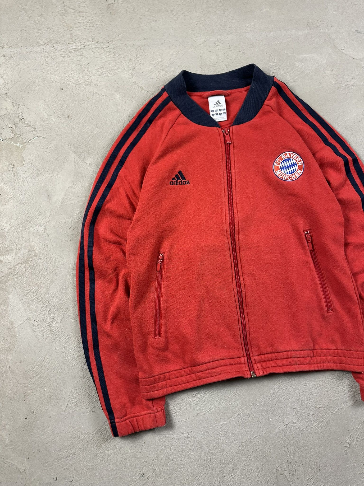 Adidas 00s Vintage Adidas Bayern Munich Zip Sweatshirt Y2k Size M / US 6-8 / IT 42-44 - 2 Thumbnail