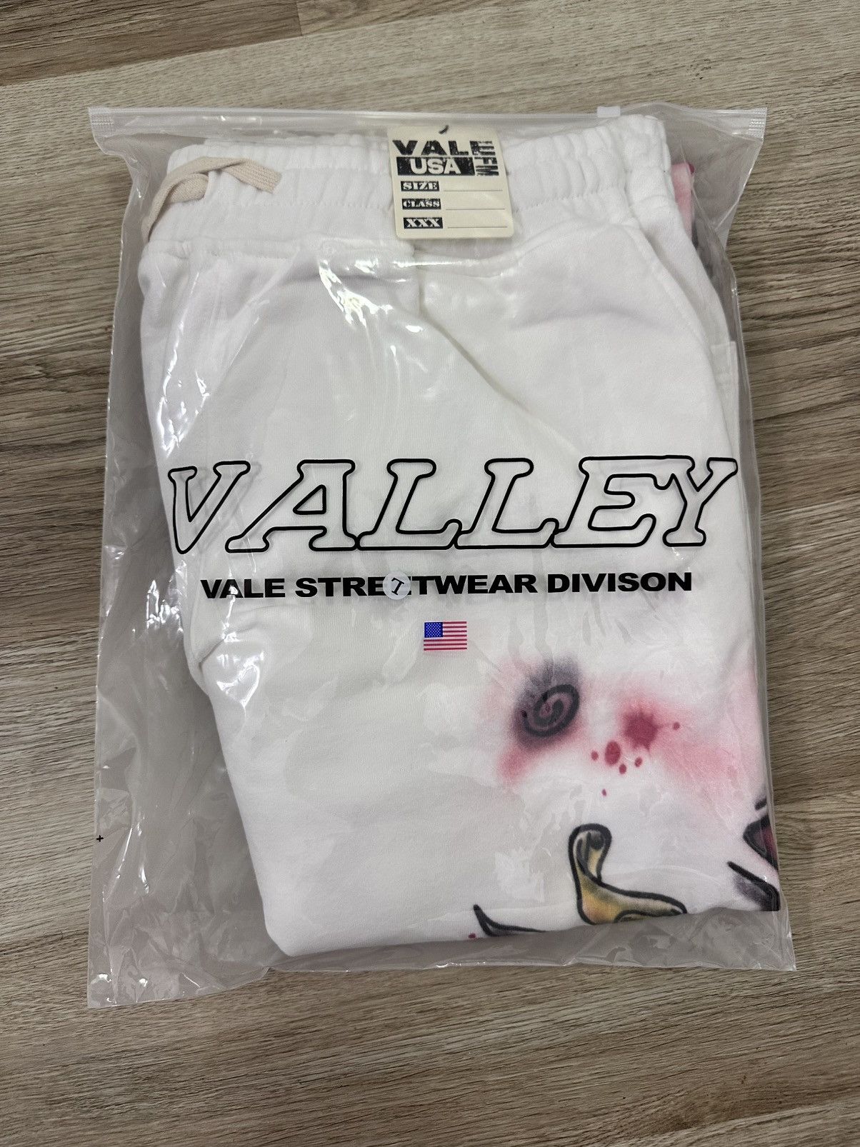 Vale Vale White Flag Sweats (L) Size US 34 / EU 50 - 5 Thumbnail