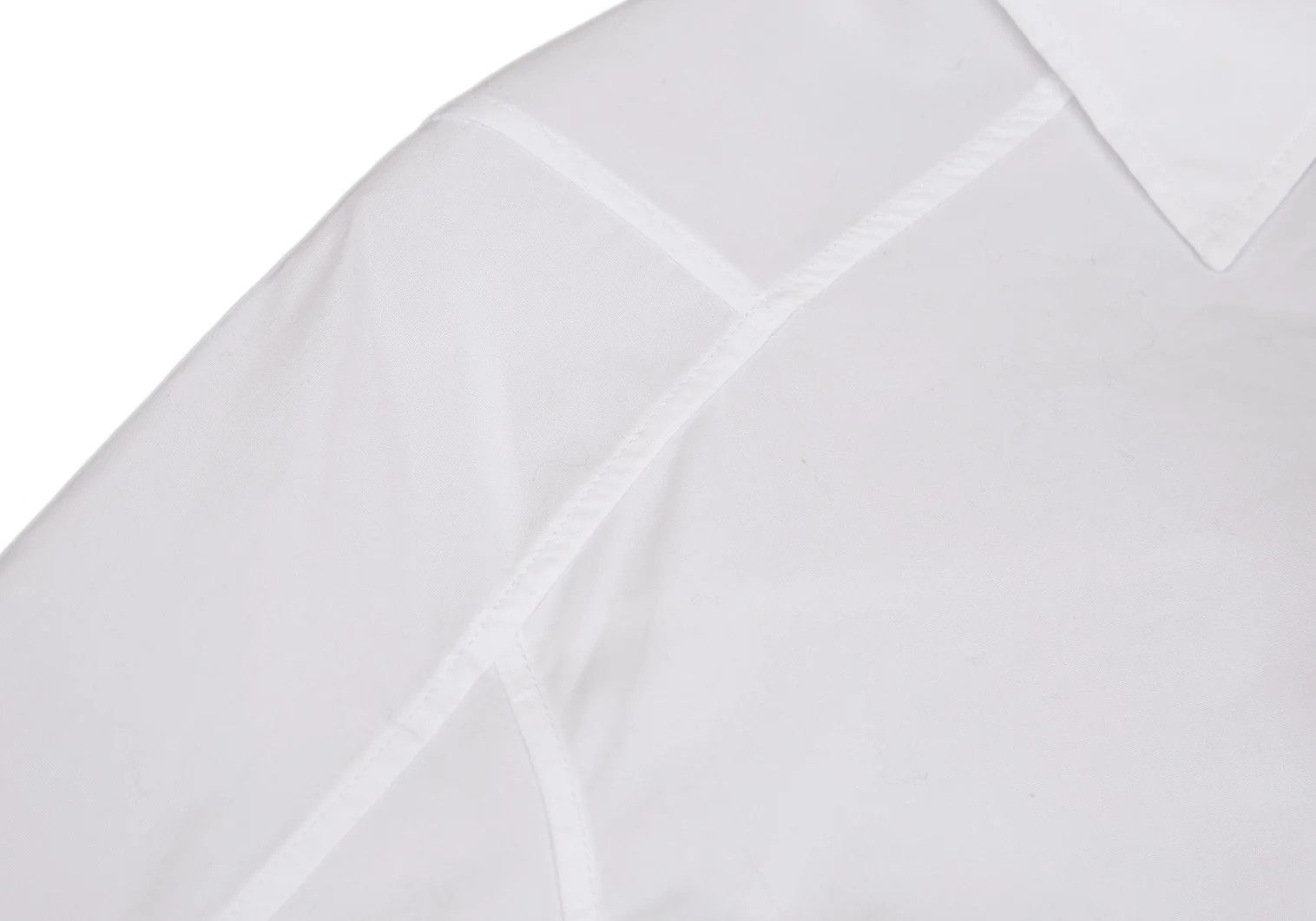 Yohji Yamamoto Cotton Long Sleeve Shirt in White with Sleeve Detail Size US S / EU 44-46 / 1 - 11 Thumbnail