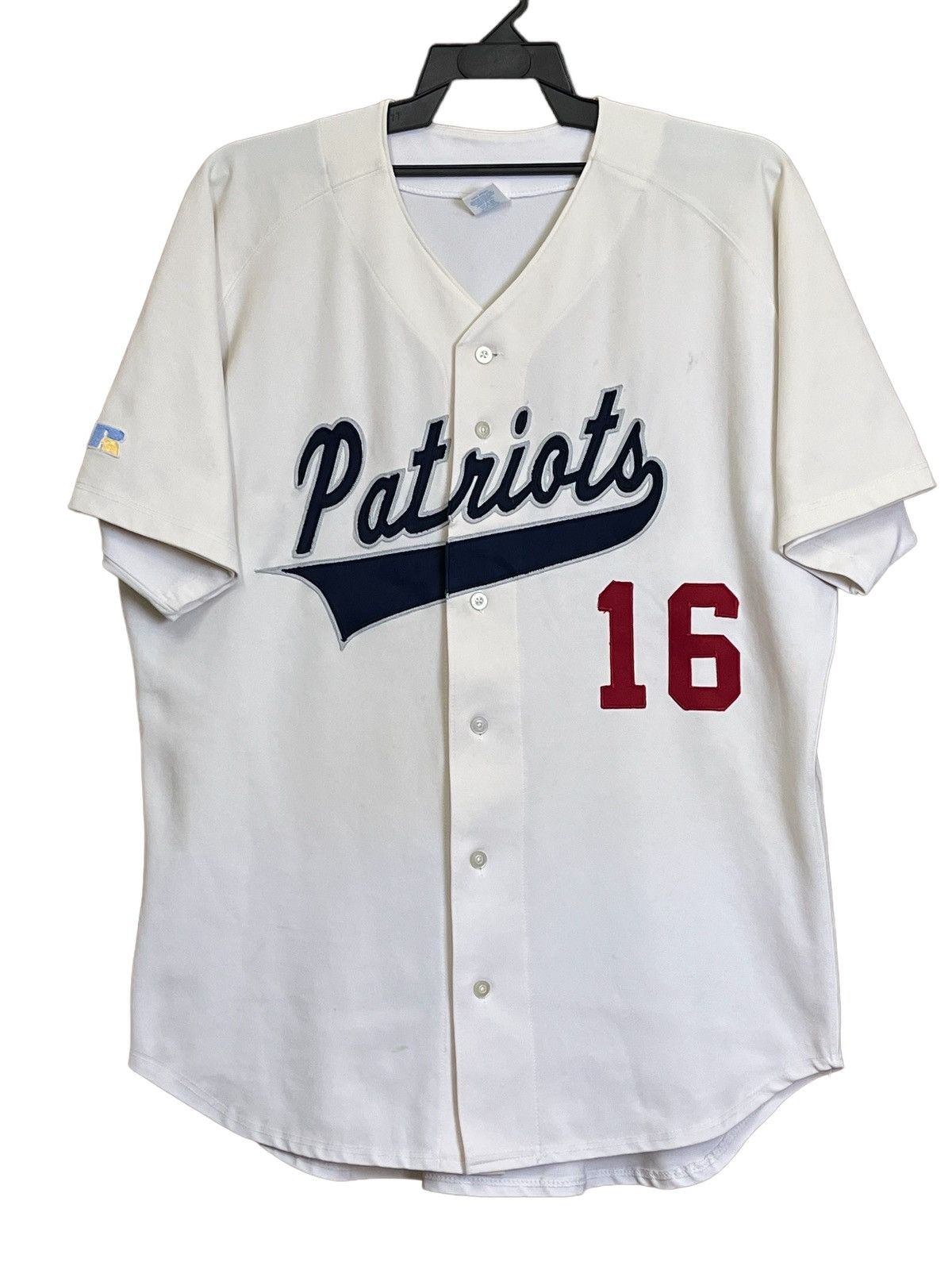 Russell Athletic VINTAGE NEW ENGLAND PATRIOTS #16 by RUSSELL NFL JERSEY Size US XL / EU 56 / 4 - 1 Thumbnail