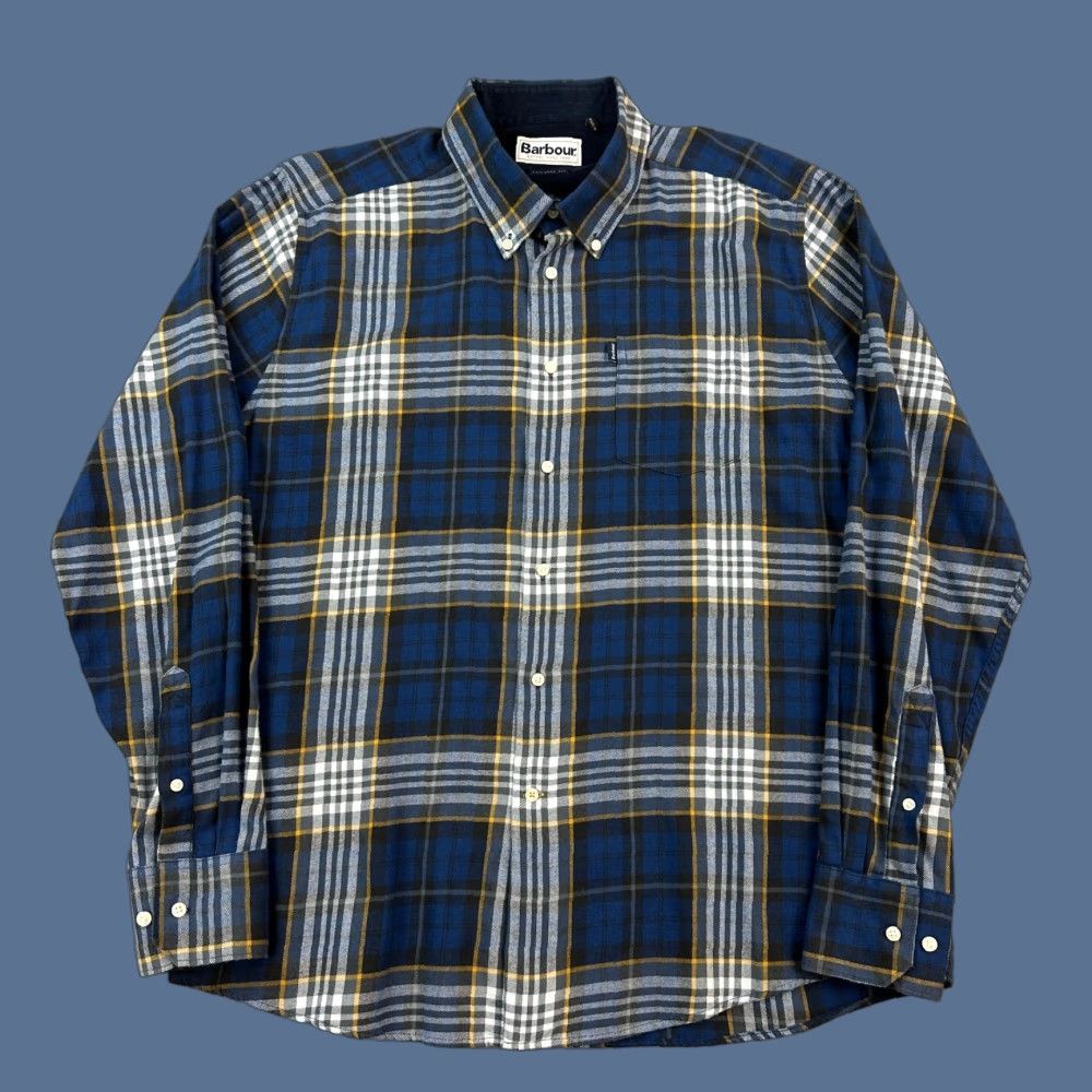 Barbour Barbour Shirt Mens Large Plaid Alvin Tailored Fit Long Sleeve Button Down Size US L / EU 52-54 / 3 - 1 Thumbnail