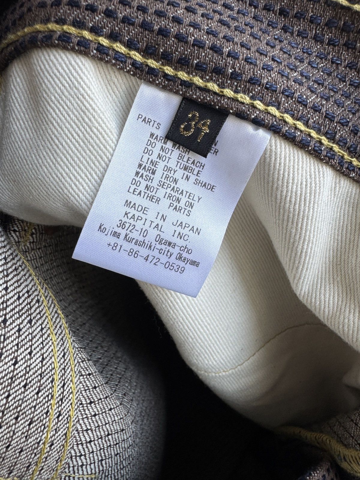 Kapital × Kapital Kountry Kapital Century No.5 Size US 32 / EU 48 - 5 Thumbnail