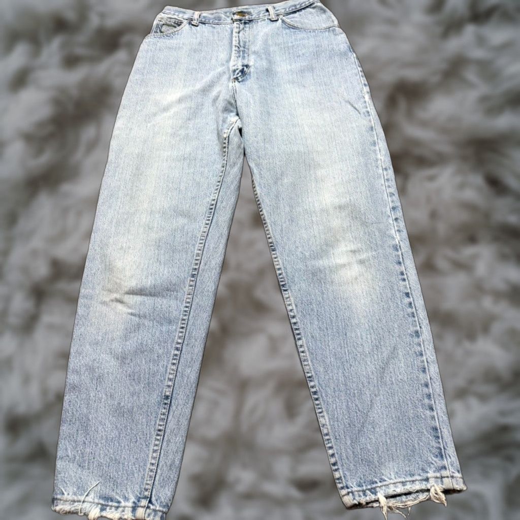 Wrangler Vintage Wrangler Jeans Women's 12 Petite Blue Denim 29X30 High Rise Mom 5-Pocket Style Womens Size 34" / US 12 / IT 48 - 1 Thumbnail