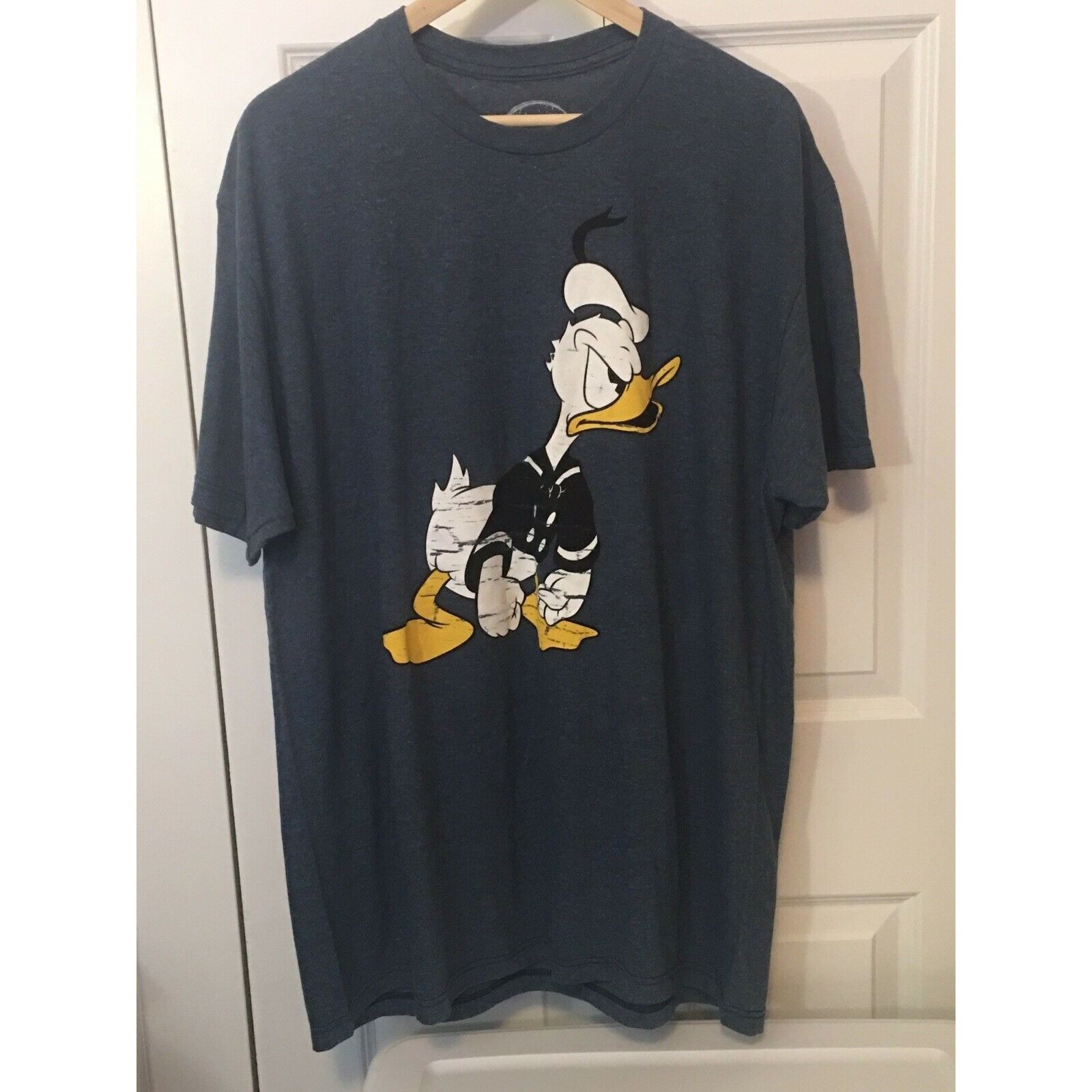 Disney Angry Donald Duck Blue Men’s Sz XL Shirt by Disney Store Size US XL / EU 56 / 4 - 4 Thumbnail