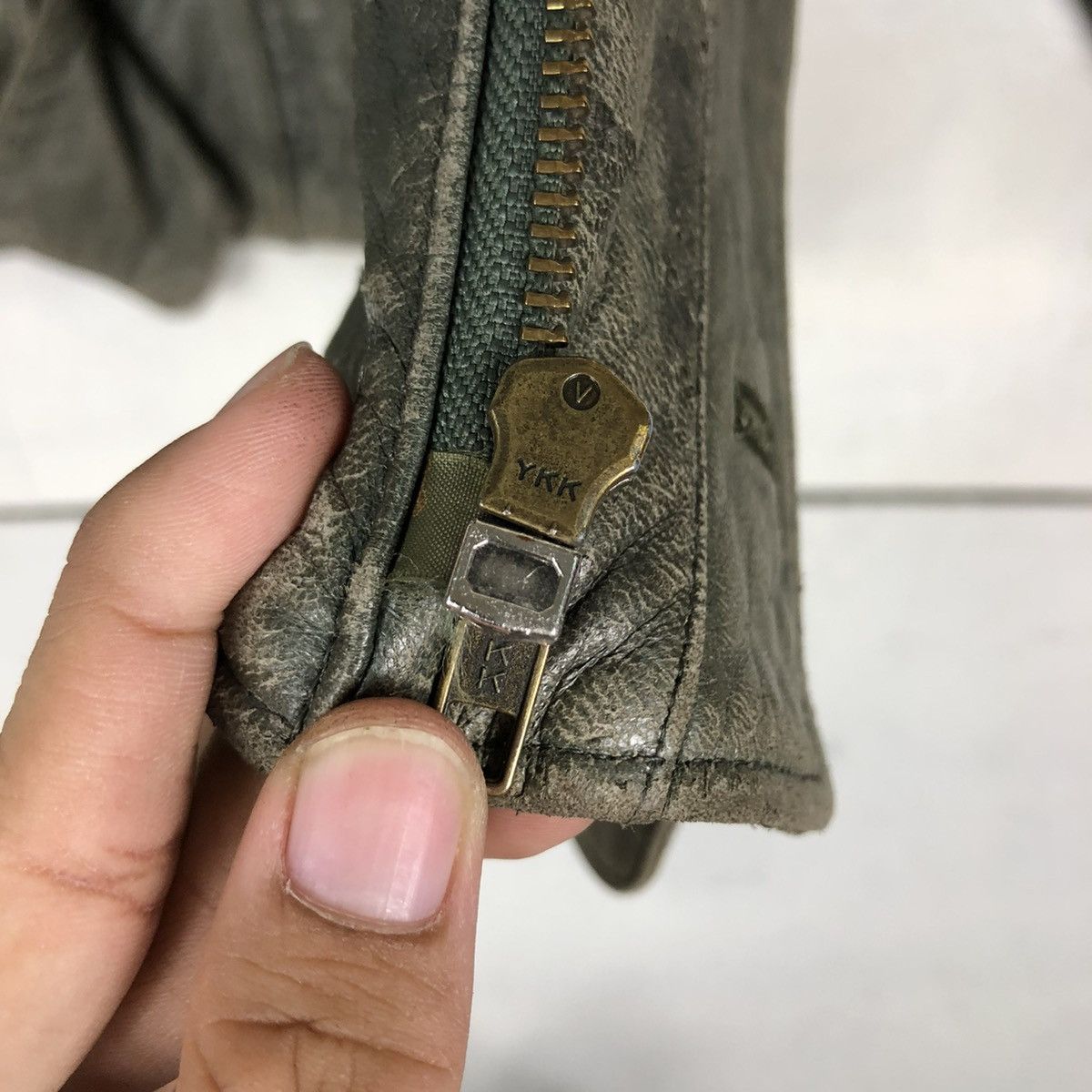 Japanese Brand 🔥VINTAGE BIKER LEATHER JACKET OLIVIER MASSUGER ISSEY MIYAKE Size US L / EU 52-54 / 3 - 16 Thumbnail