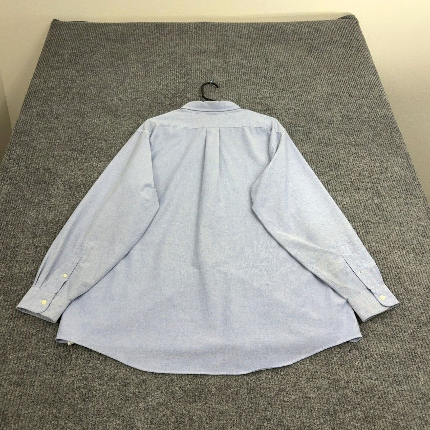 Vintage VINTAGE L.L.Bean Button Up Shirt Mens XL Blue Cotton Blend Oxford Long Sleeve Size US XL / EU 56 / 4 - 7 Thumbnail