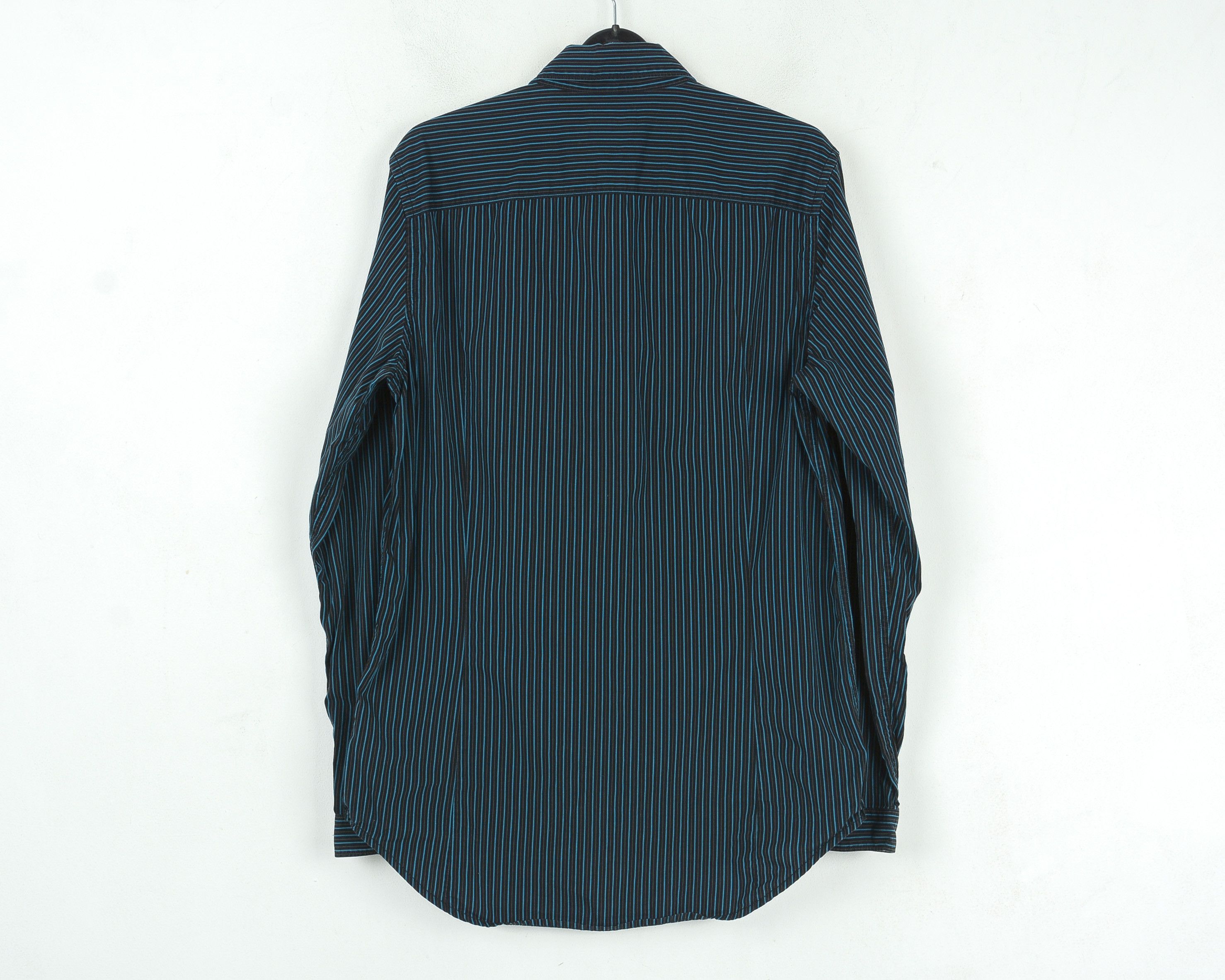 Diesel Casual Shirt Long Sleeve Pinstriped Formal Button Up Cotton Size US M / EU 48-50 / 2 - 5 Thumbnail