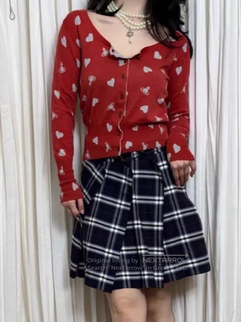 Vivienne Westwood Vivienne Westwood Red Logo Love Saturn Knit Cardigan Size M / US 6-8 / IT 42-44 - 2 Thumbnail