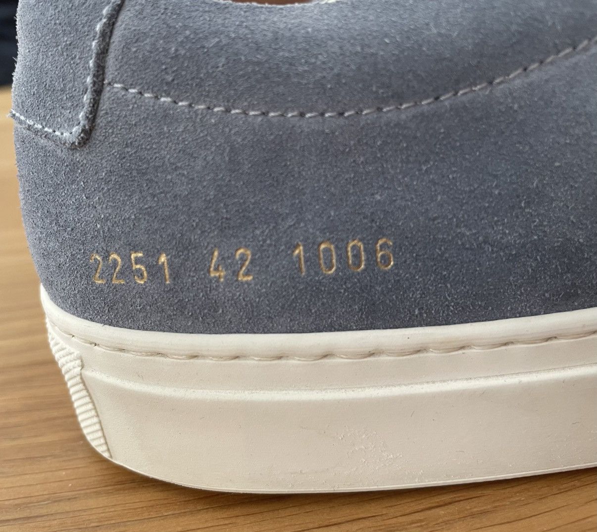 Common Projects Common Projects Achilles suede blue - 42 Size US 9 / EU 42 - 3 Thumbnail