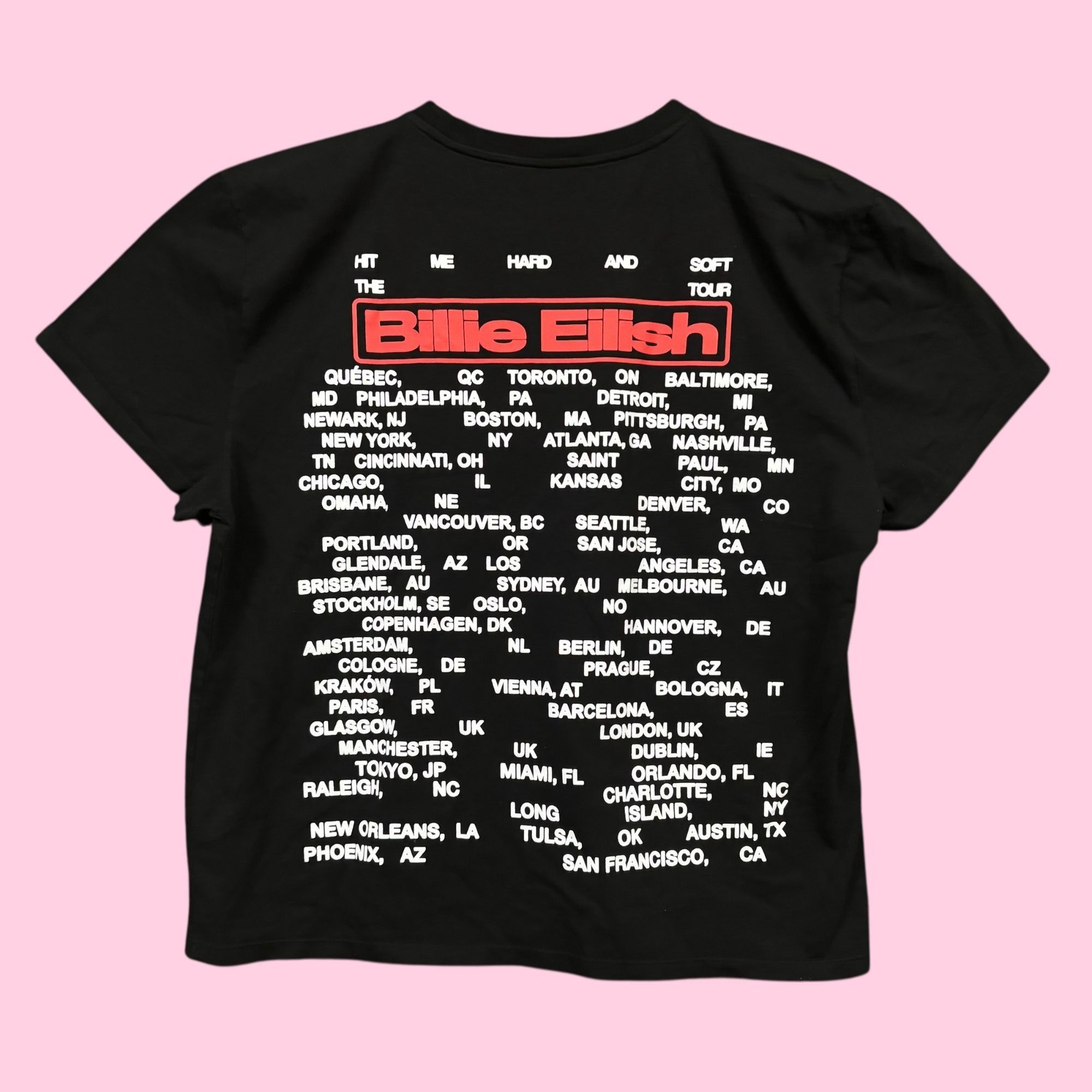 Billie Eilish Billie Eilish Hit Me Hard and Soft The Tour Tee XL Size US XL / EU 56 / 4 - 3 Thumbnail
