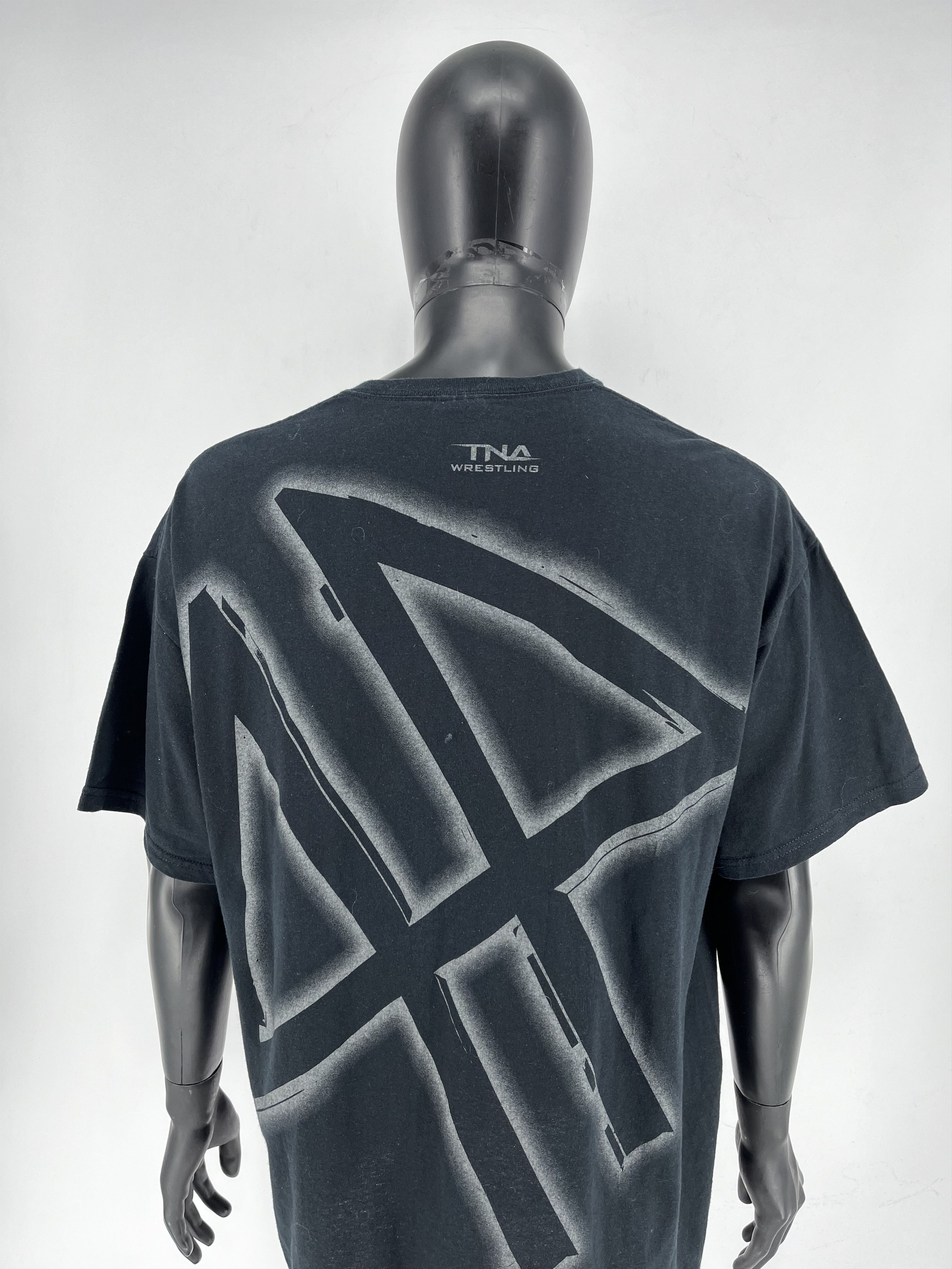 WWE × WWF Fortune TNA Wrestling T Shirt - Sz. L - Black Ric Flair AJ Size US XL / EU 56 / 4 - 9 Thumbnail