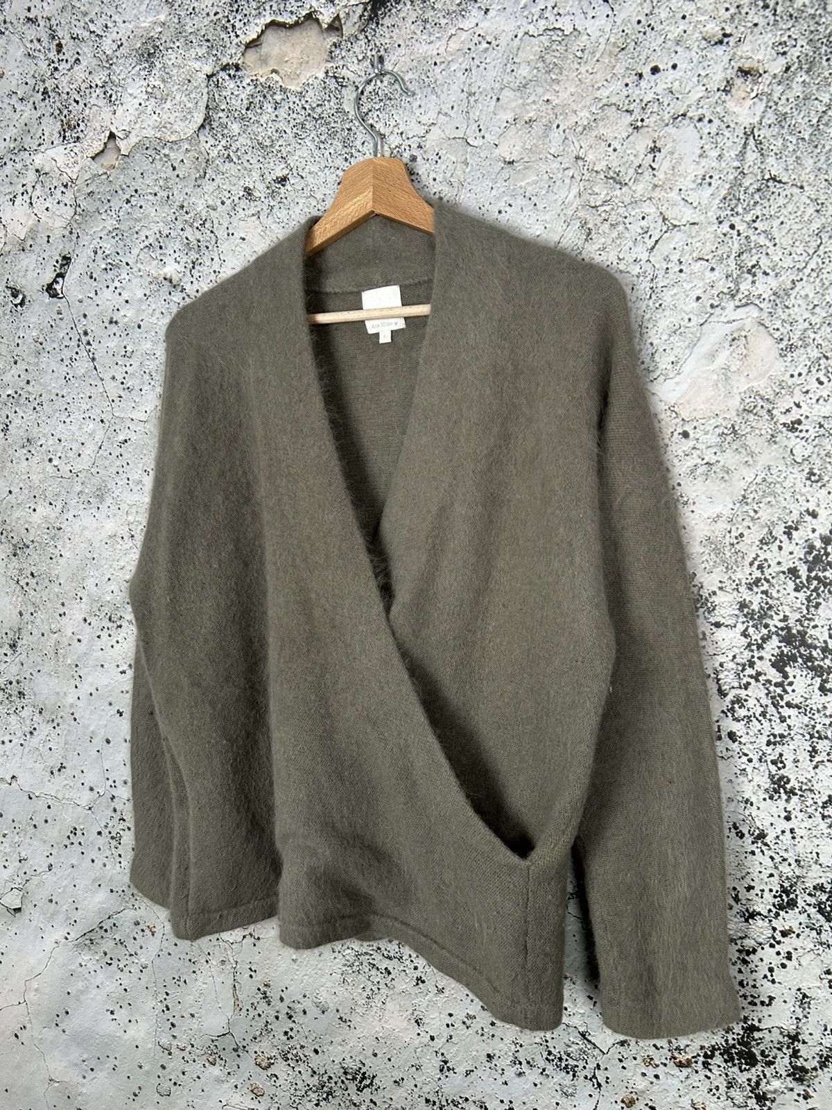 Vintage Angora Wool Sweater Knit Avant Garde Vintage Alternative Size US M / EU 48-50 / 2 - 2 Thumbnail