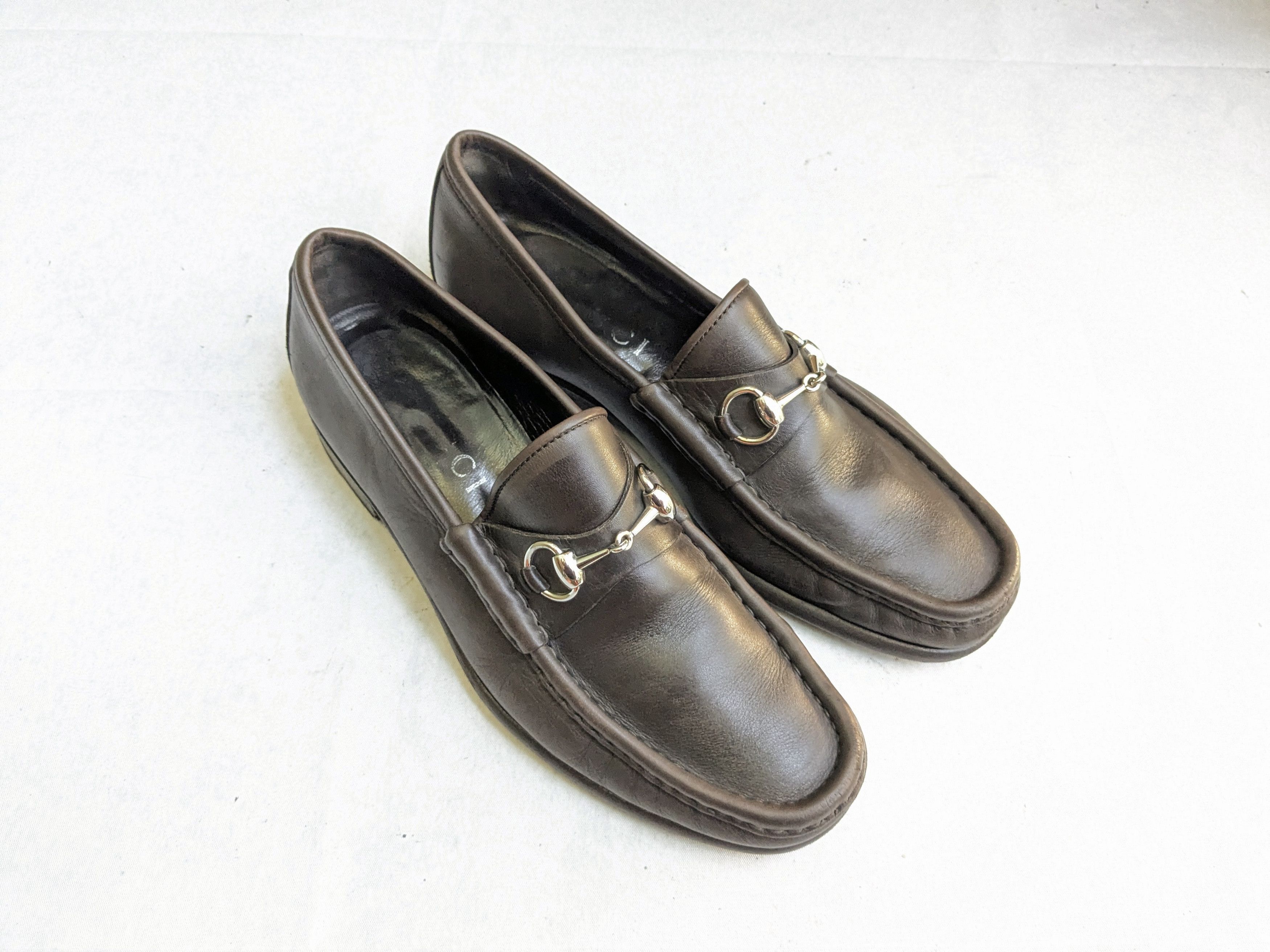 Gucci Gucci Horsebit Loafers Brown 8.5 D Leather Slip Ons Size US 8.5 / EU 41-42 - 1 Thumbnail