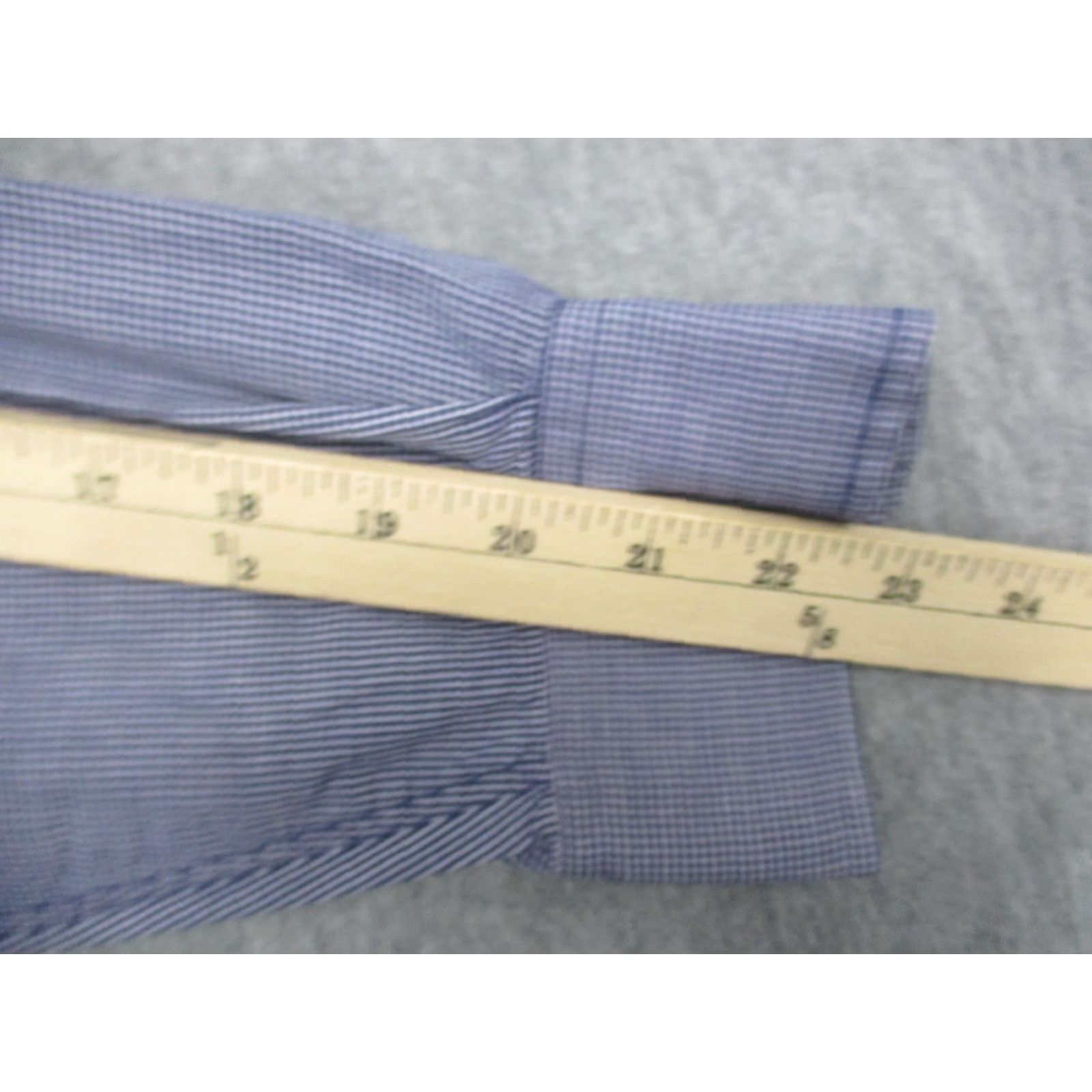 Brooks Brothers VINTAGE Brooks Brothers Shirt Mens L Blue Gingham Cotton Hong Kong Dress Shirt Size US L / EU 52-54 / 3 - 7 Thumbnail
