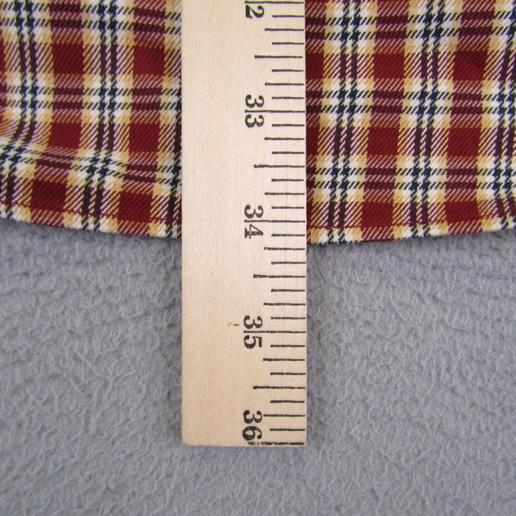 Faconnable VINTAGE Faconnable Shirt Mens XL Red Plaid Button-Up Cotton Twill Outdoors Size US XL / EU 56 / 4 - 7 Thumbnail