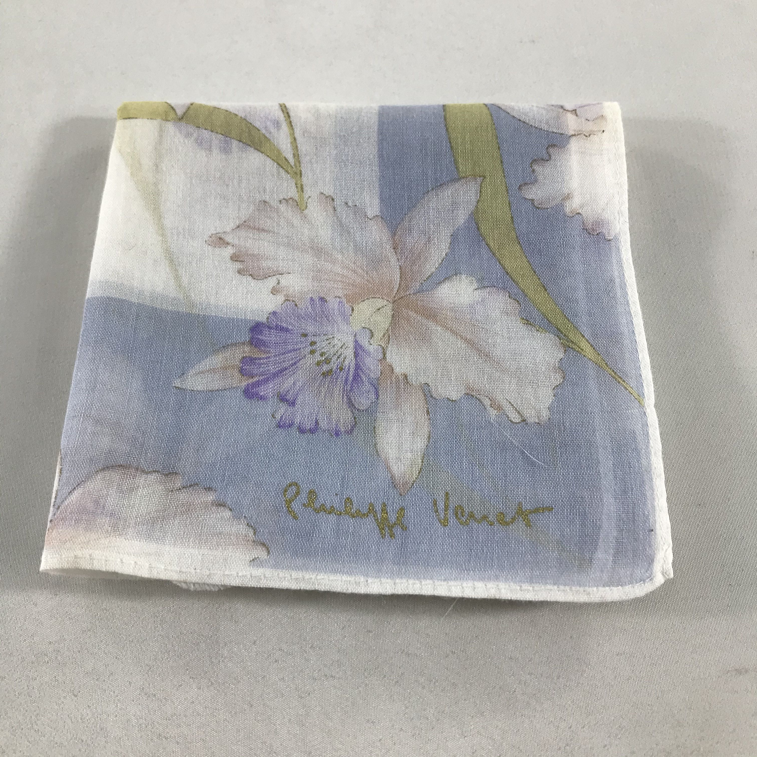 Vintage Philippe V Floral Handkerchief Neckerchief Bandana H73 Size ONE SIZE - 5 Thumbnail